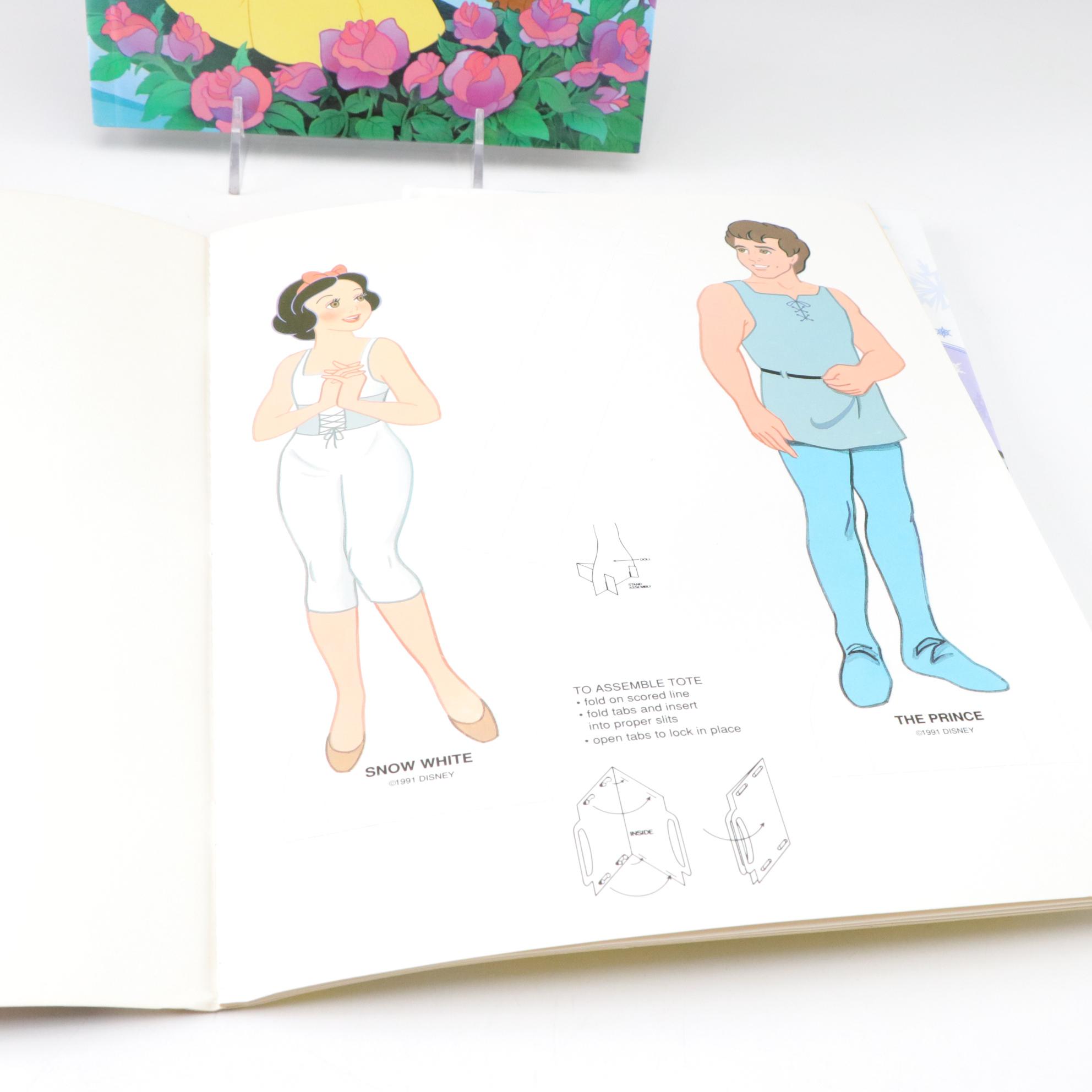 Disney Treasure Chest, Snow White Paper Dolls & More Princess Art Books
