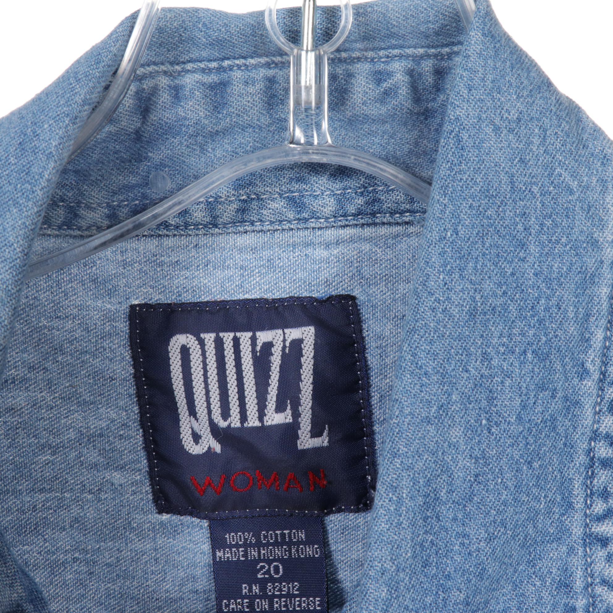 Knit Blanket Blazer and Embroidered Denim Safari Shirt with Hooded Denim Jacket