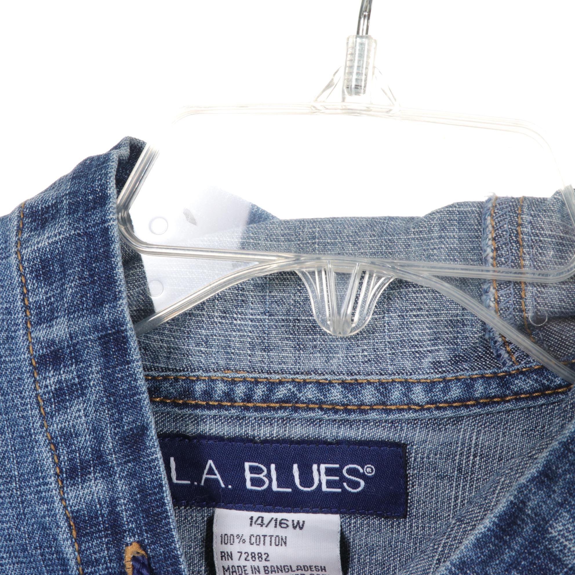 Knit Blanket Blazer and Embroidered Denim Safari Shirt with Hooded Denim Jacket