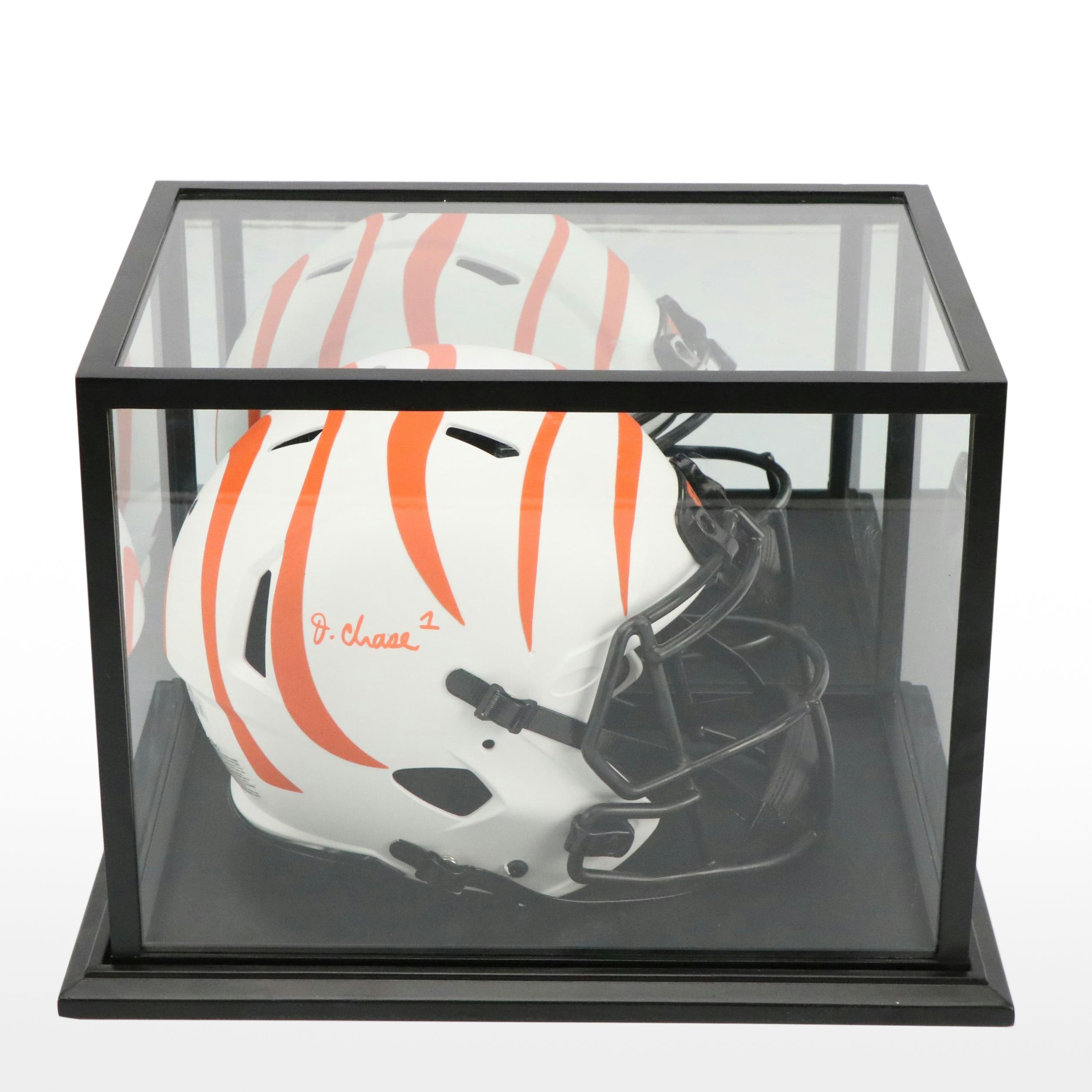 Ja'Marr Chase Signed Cincinnati Bengals Full-Size Authentic Helmet, Beckett