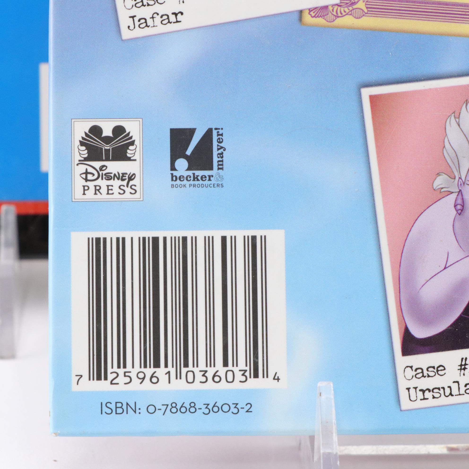 Disney "Side Kicks" Board Game and Books on Disney Villians