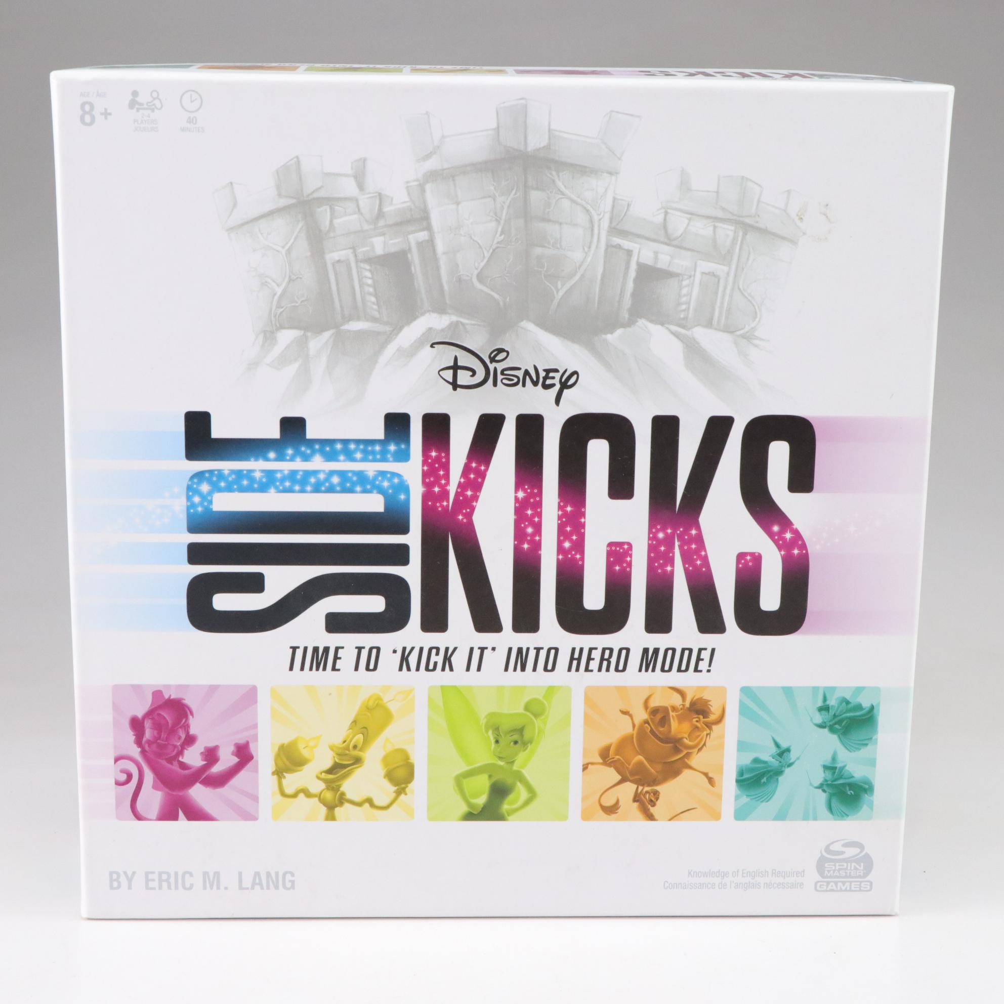 Disney "Side Kicks" Board Game and Books on Disney Villians