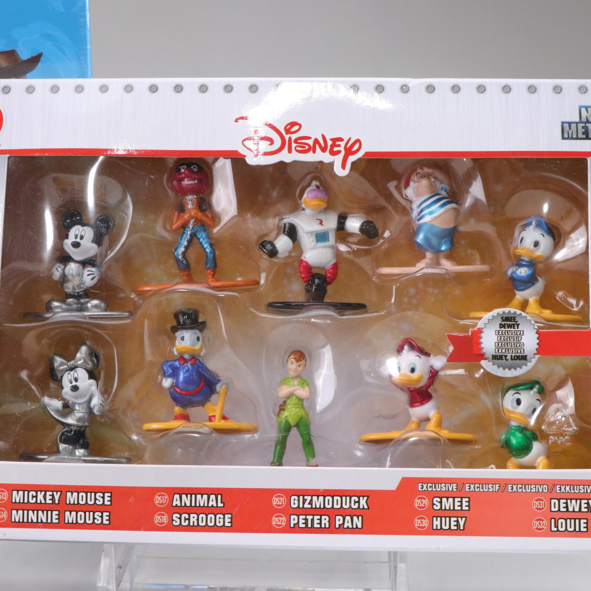 Disney Fan Trivia Game With Two Boxes of Nano Metalfigs and Sing Along Book