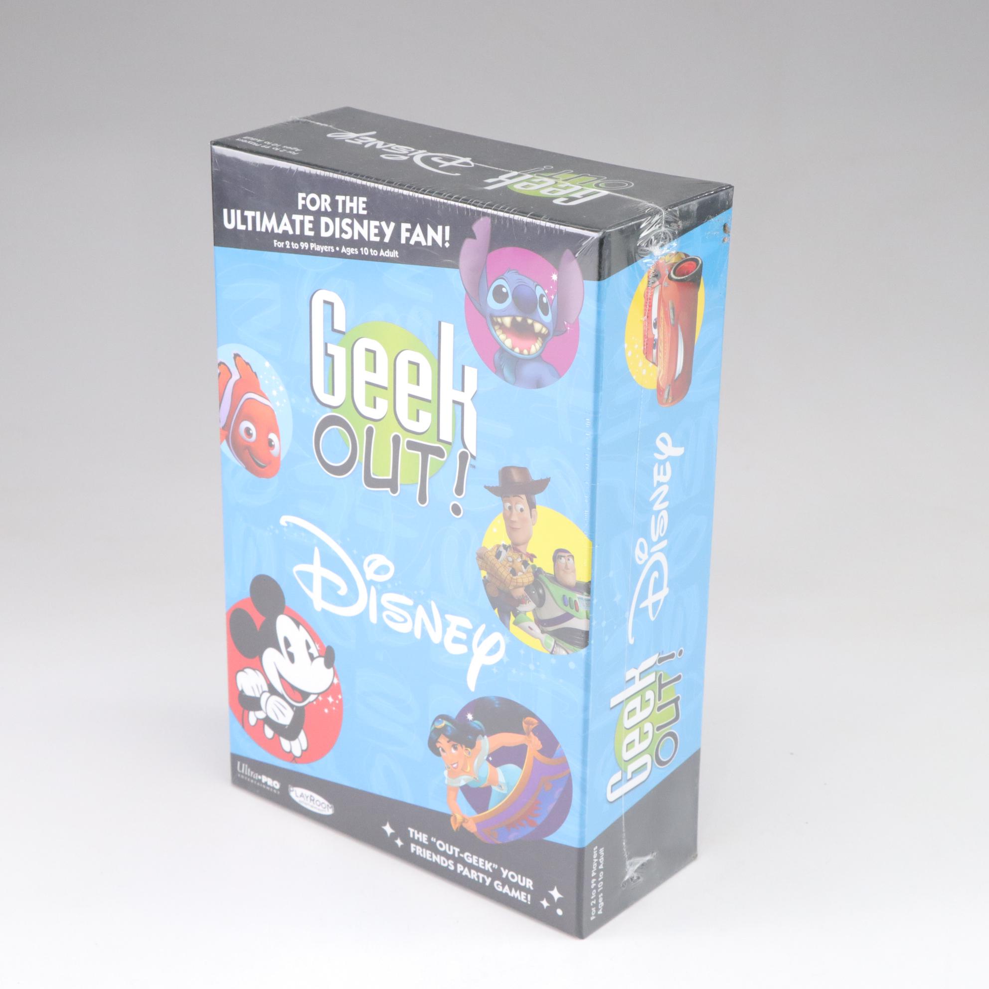Disney Fan Trivia Game With Two Boxes of Nano Metalfigs and Sing Along Book