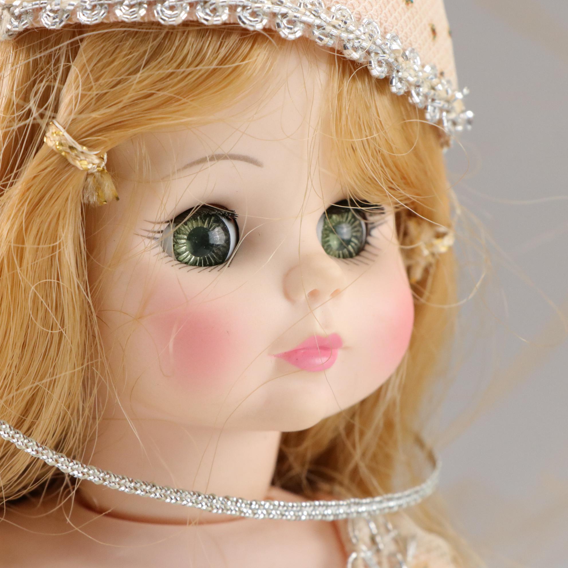 Madame Alexander "Cinderella" and "Fairy Godmother" Pair of 1960s Dolls