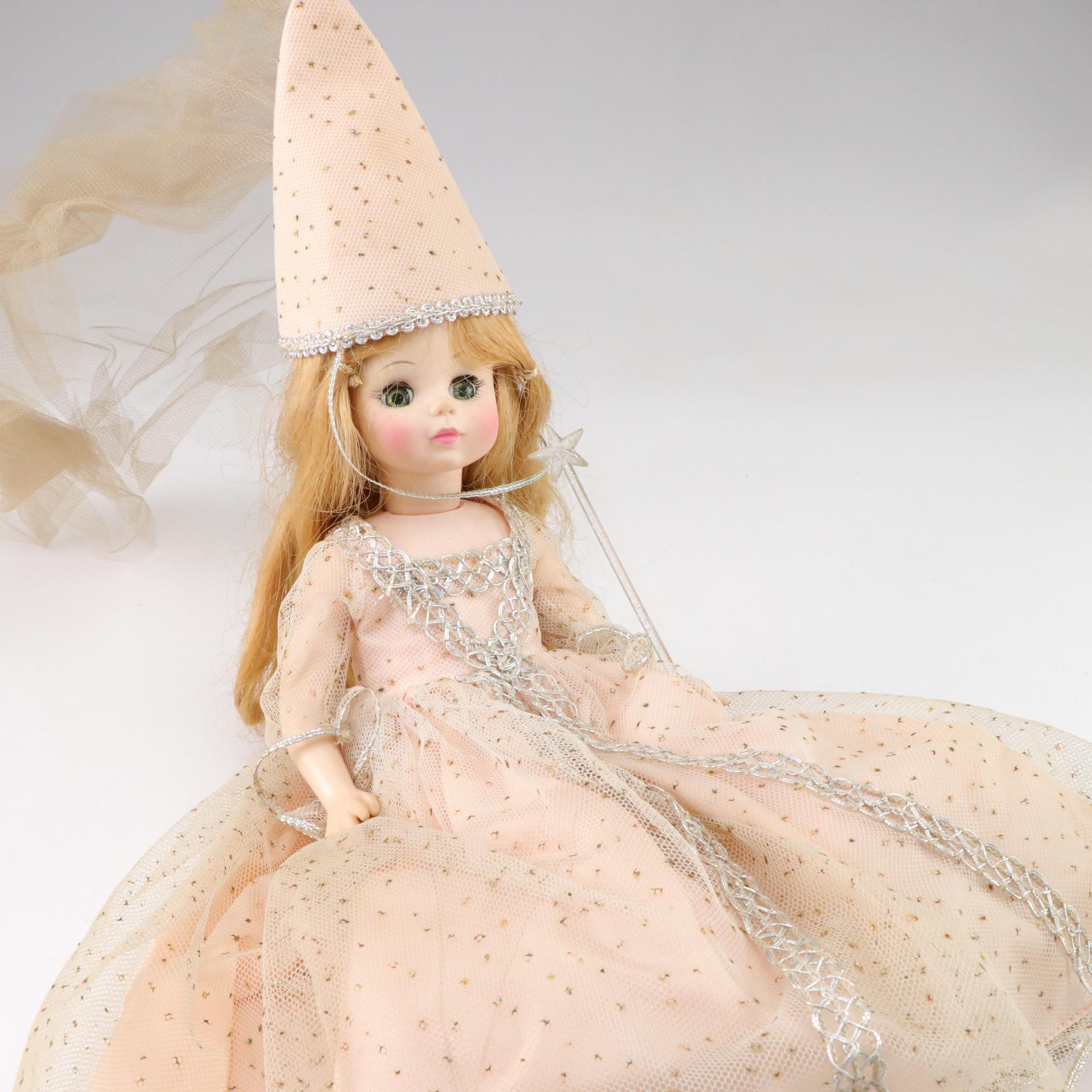 Madame Alexander "Cinderella" and "Fairy Godmother" Pair of 1960s Dolls