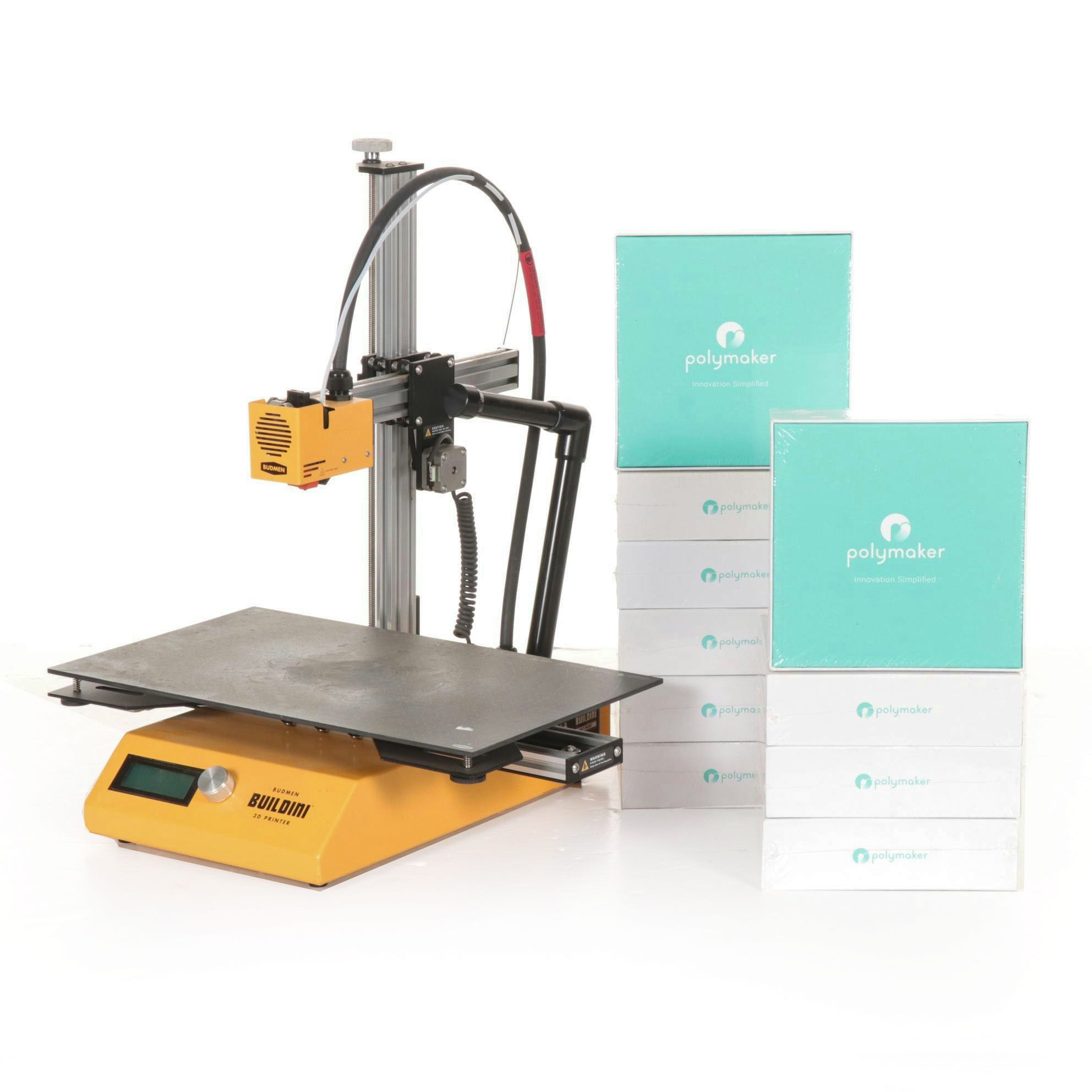 Budmen Buildini 3D Printer with Polymaker 1.75mm Filament
