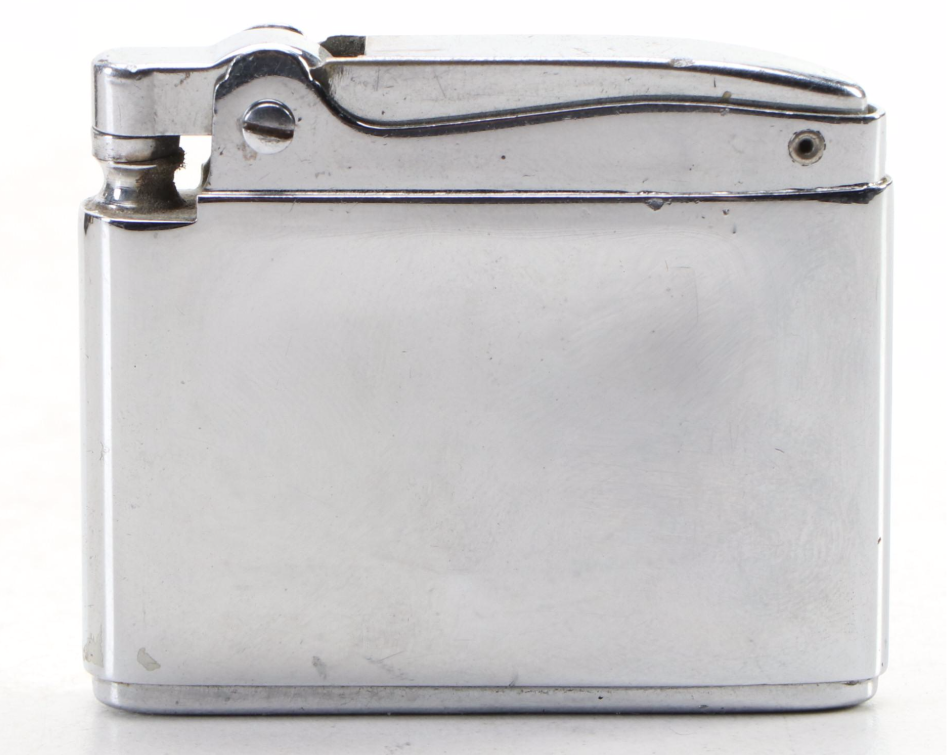 American Walnut Desk Lighter by Park Sherman with Cigarette Case