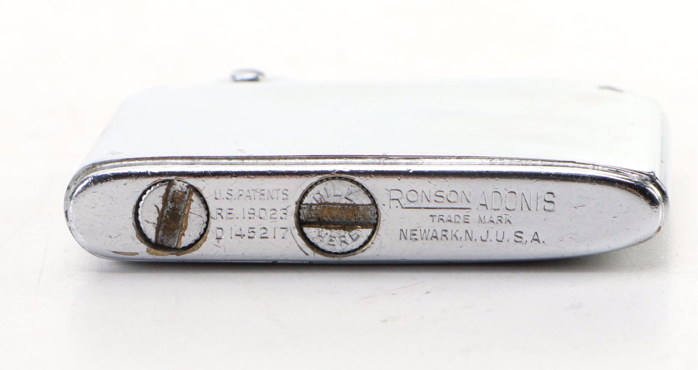 American Walnut Desk Lighter by Park Sherman with Cigarette Case