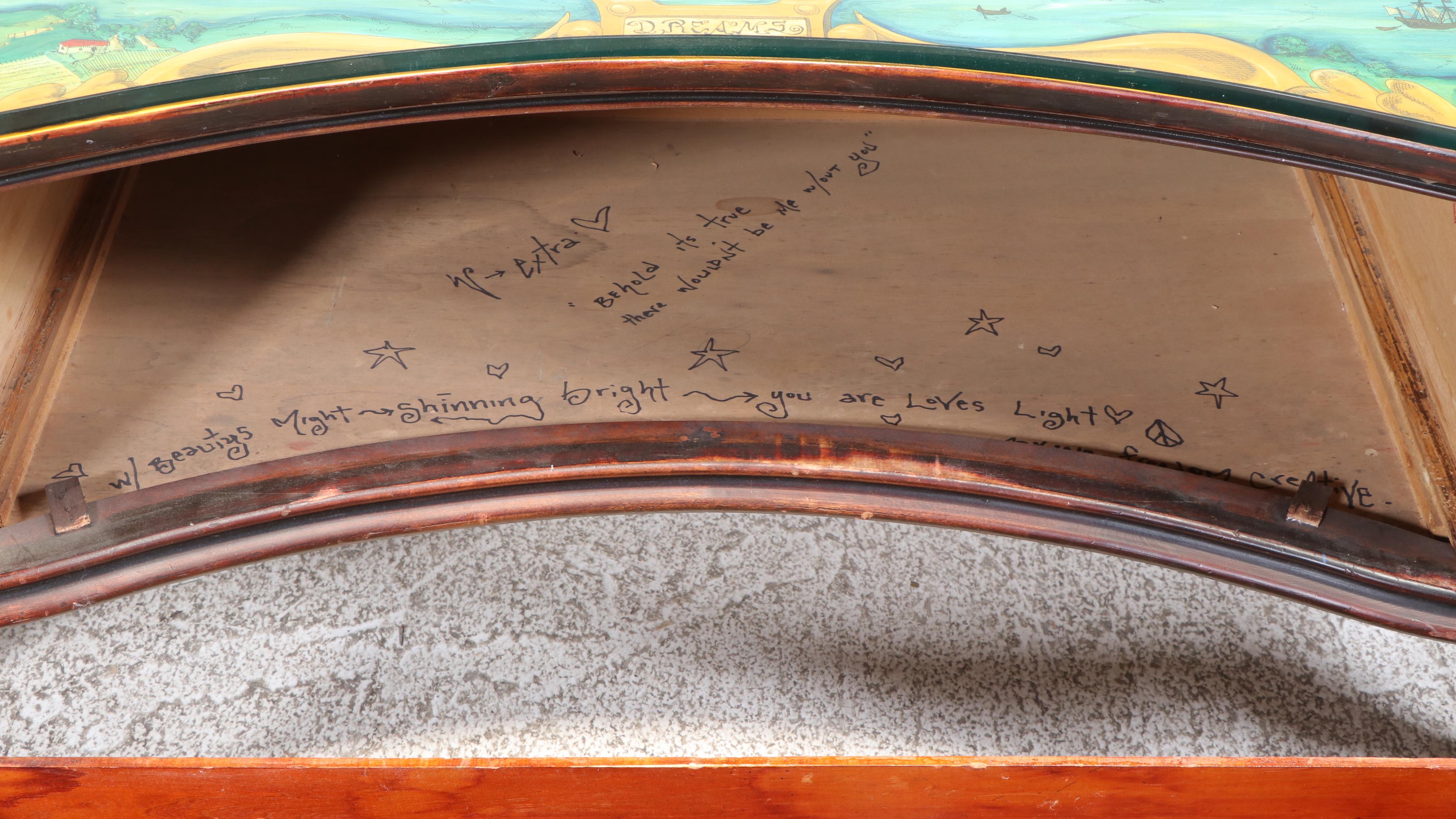 Maker of Los Angeles Custom-Painted Coffee Table, Early 20th Century and Later