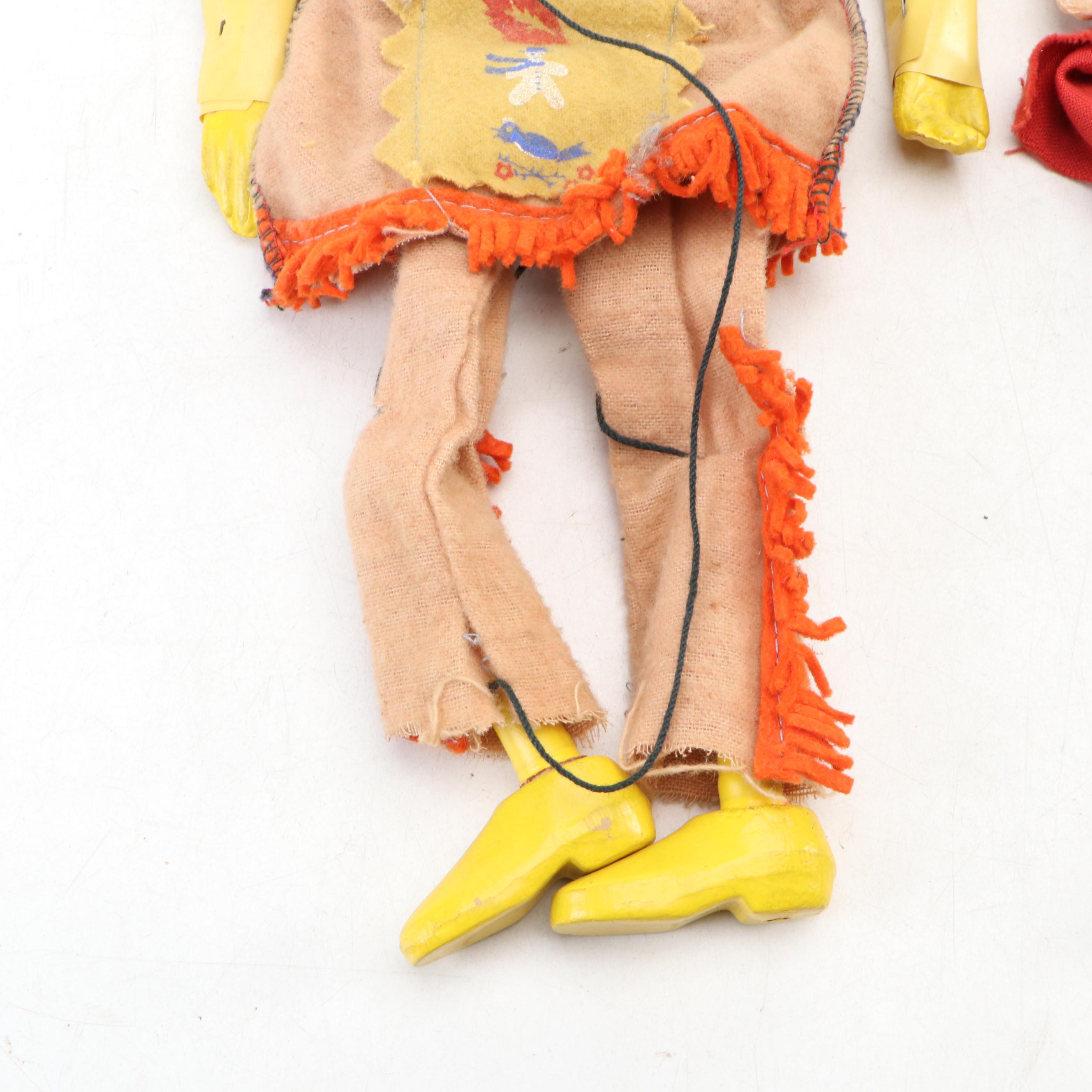 Princess Summerfallwinterspring and Captain Hook Marionette Puppets ...