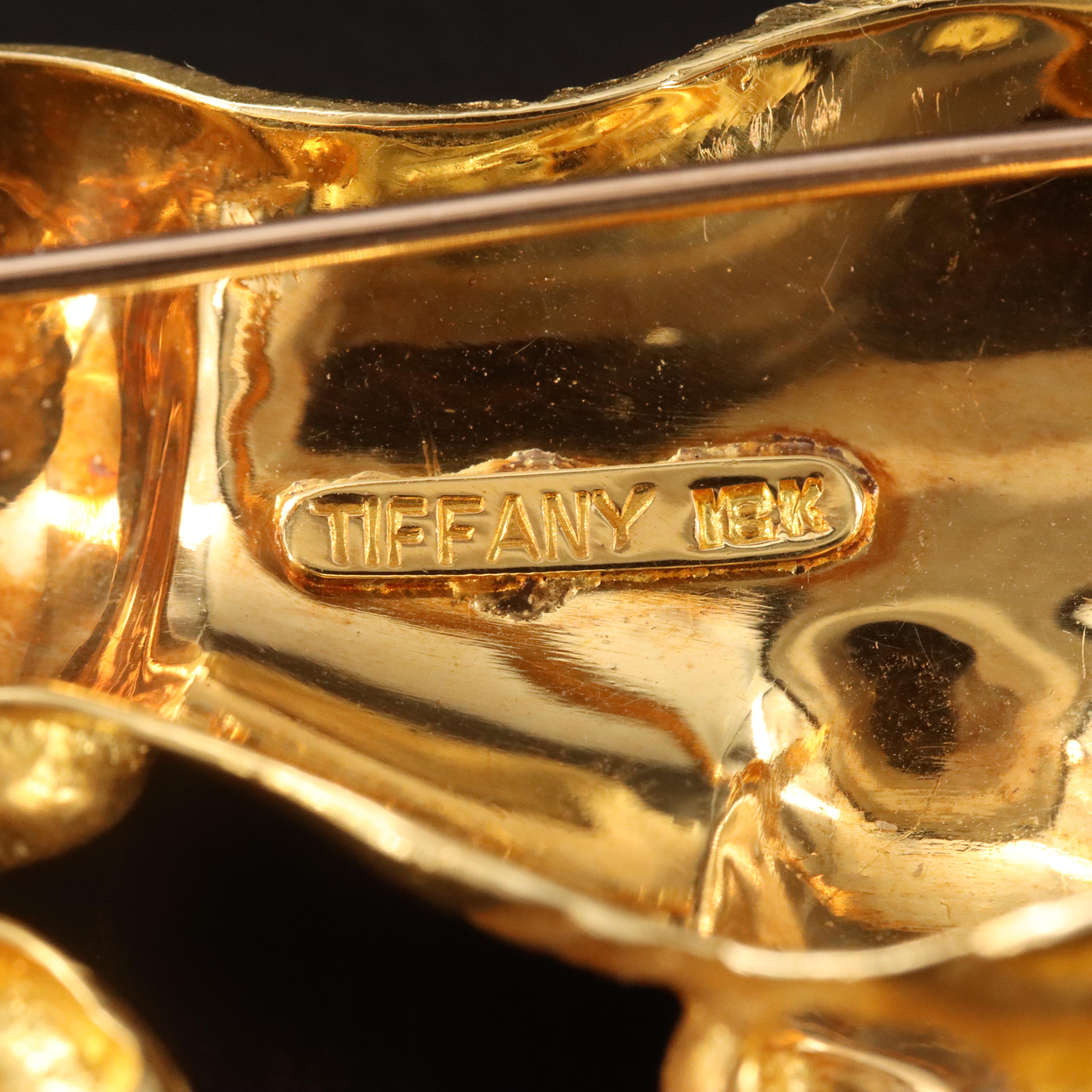 Tiffany & Co. 18K and Platinum 0.50 CTW Diamond Bull Brooch