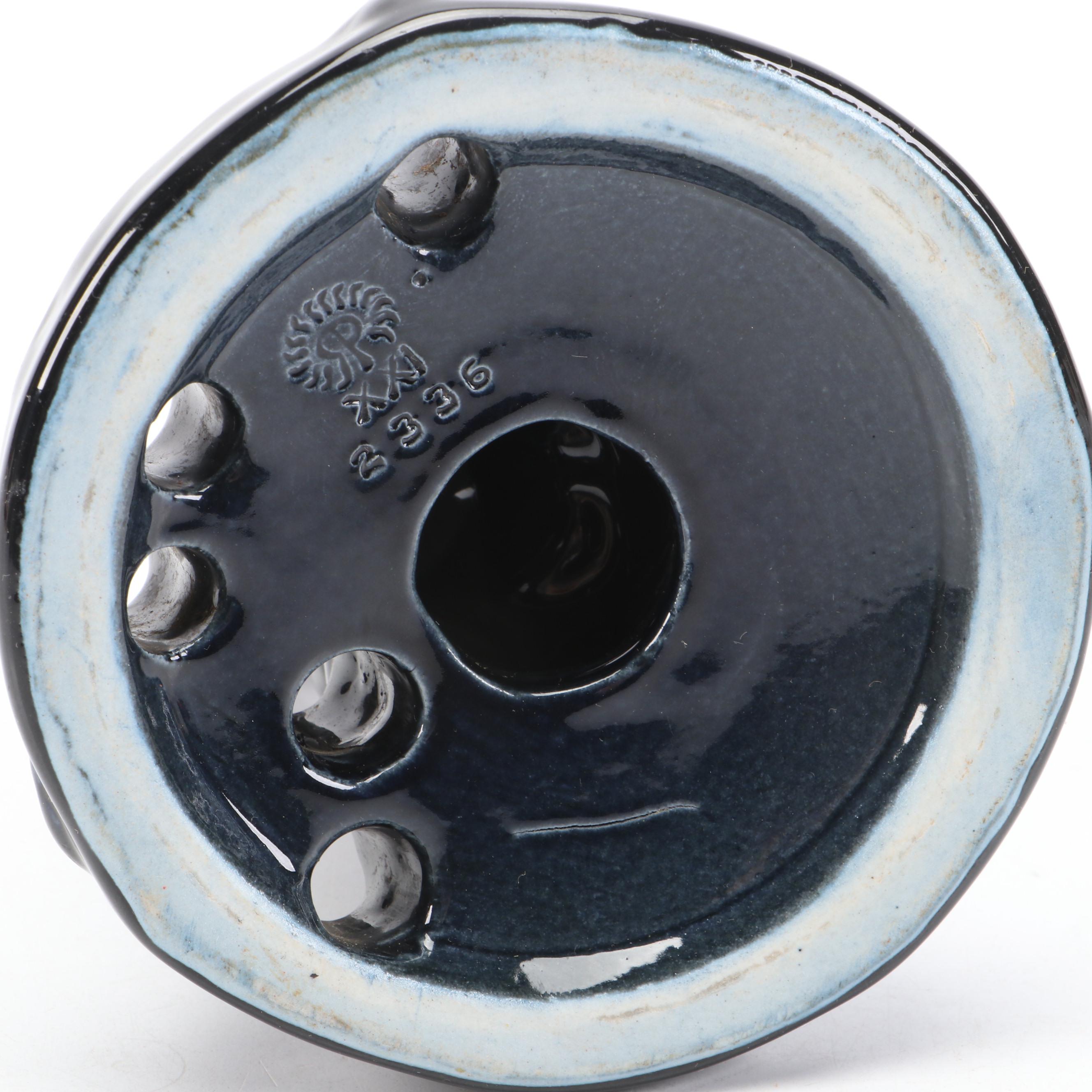 Rookwood Pottery Satyr and Turtle Flower Frog, 1921