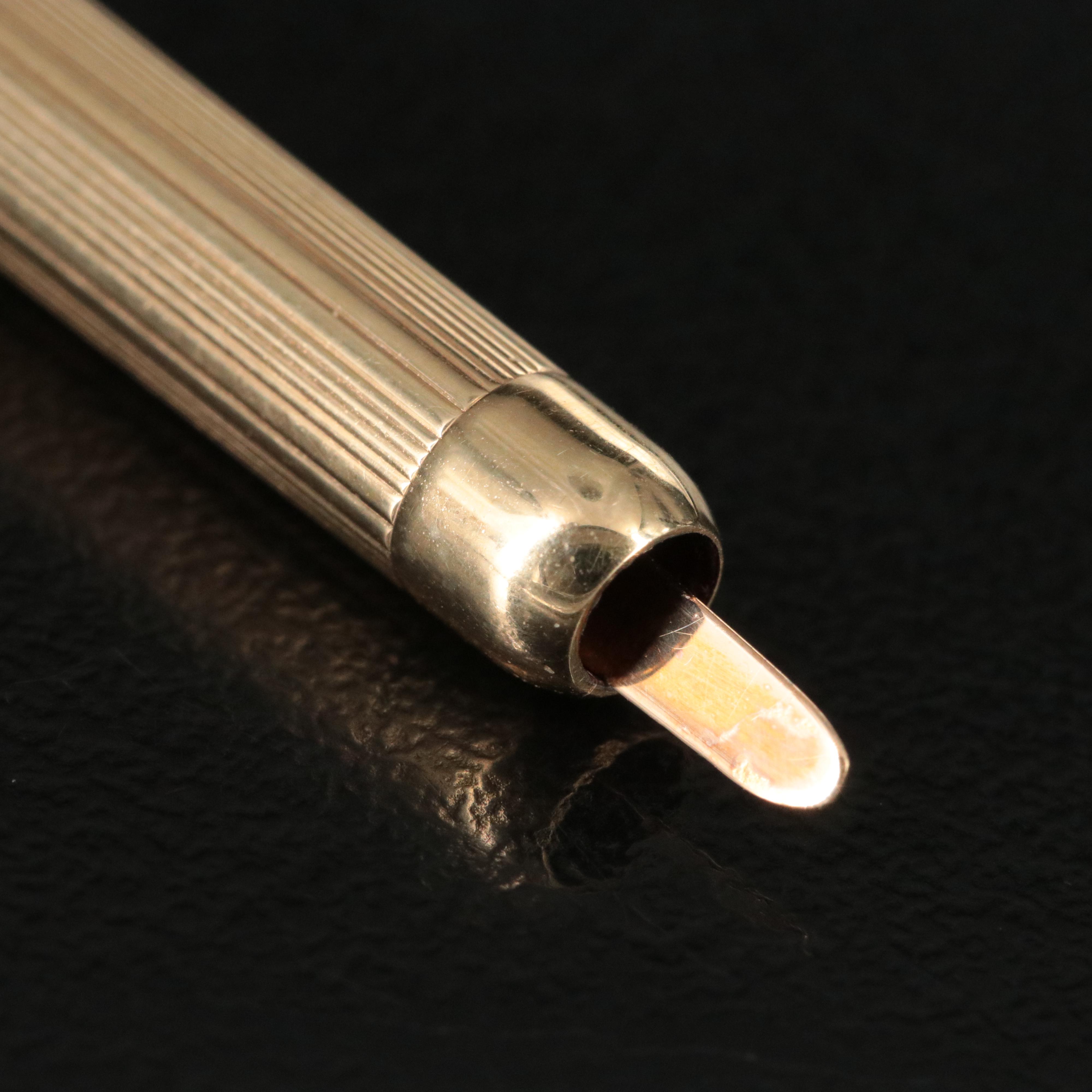 Tiffany & Co./Larter & Sons 14K Retractable Toothpick Pendant