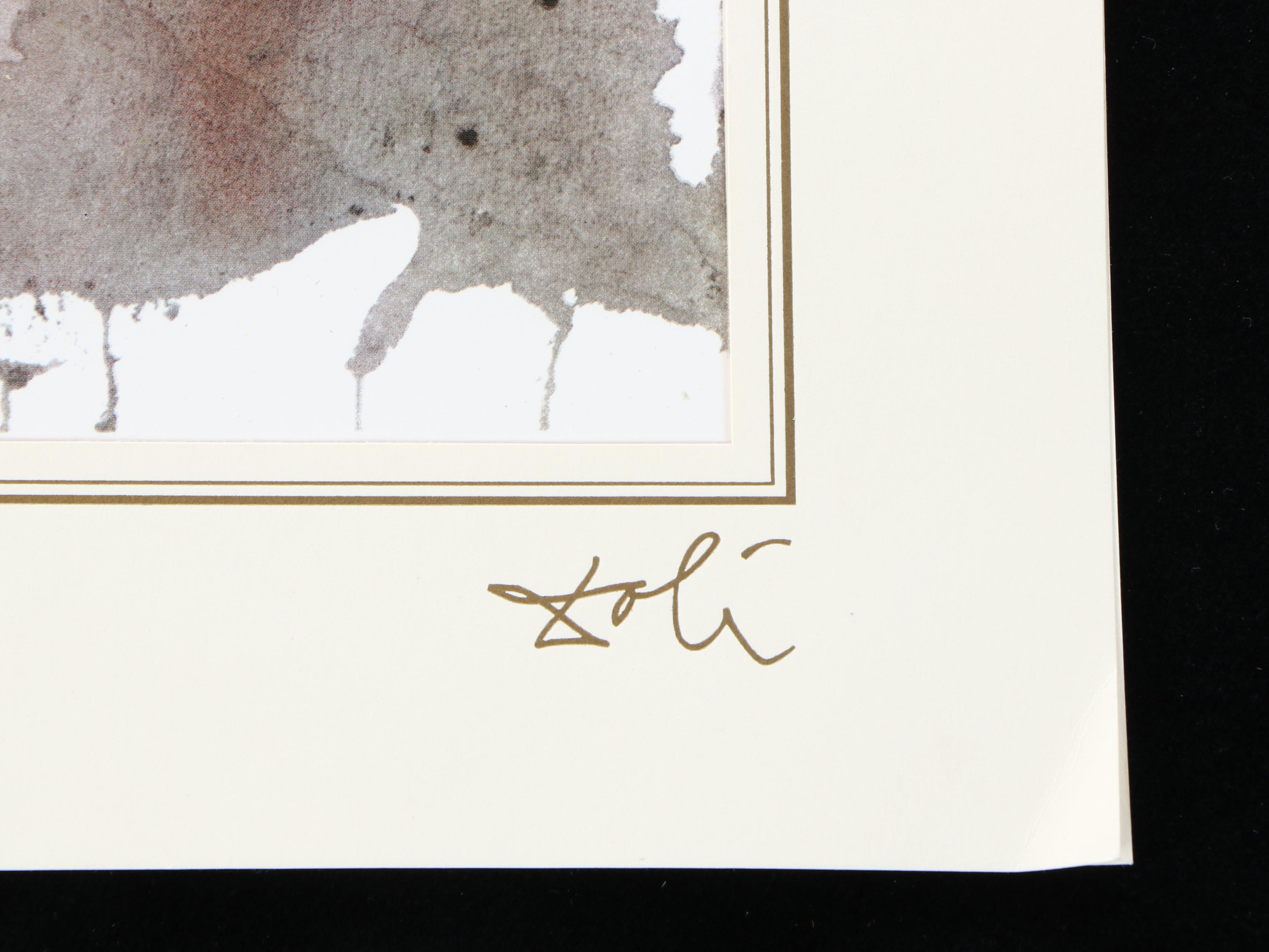 Offset Lithograph After Salvador Dalí "Mark 15:24"