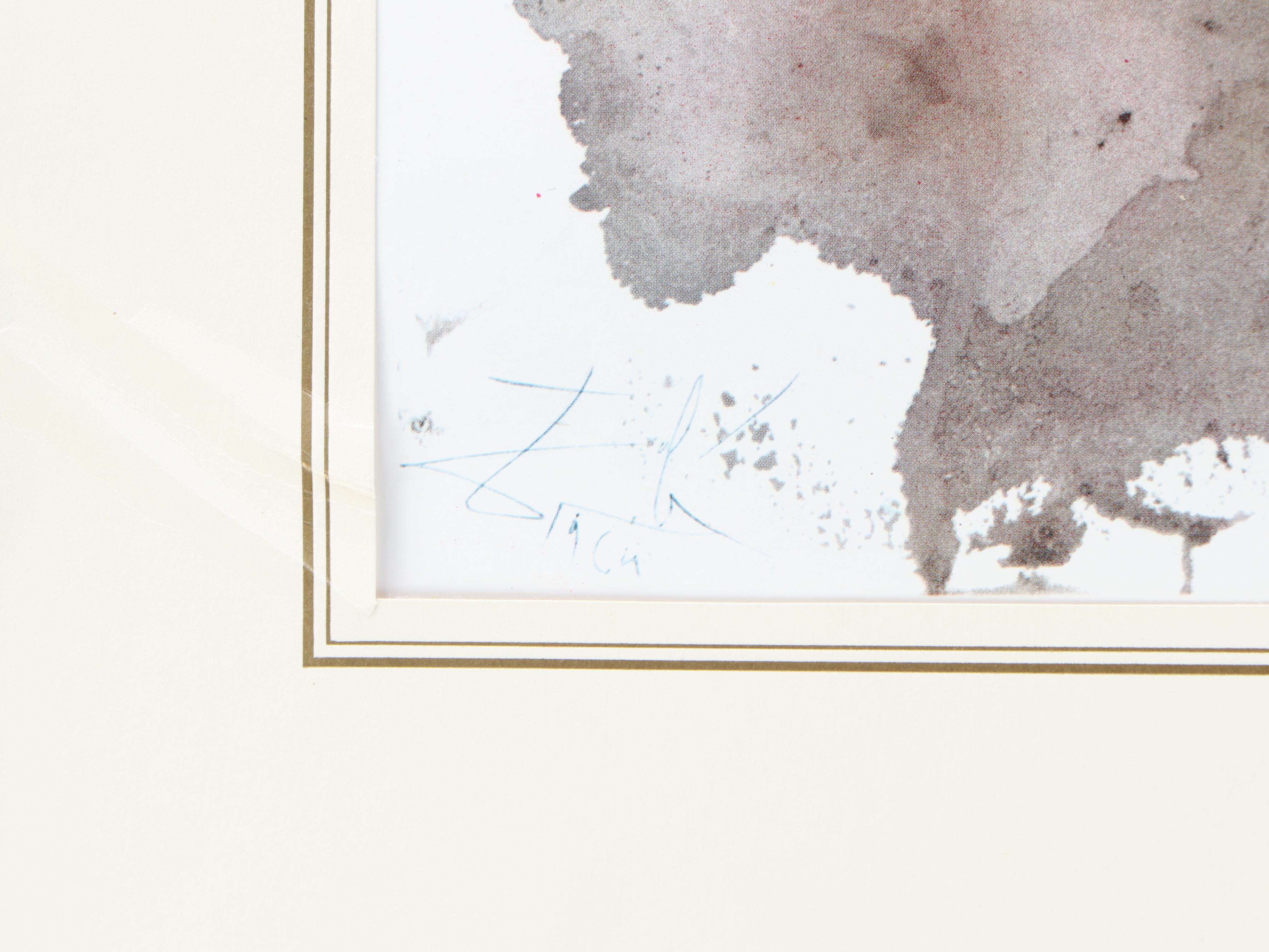 Offset Lithograph After Salvador Dalí "Mark 15:24"