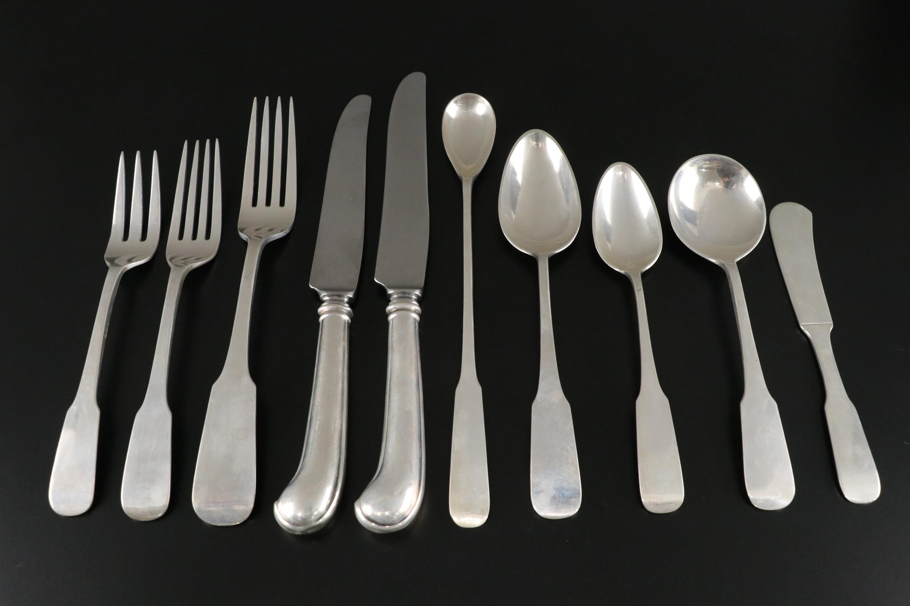Old Newbury "Moulton" Sterling Silver Utensils & Flatware