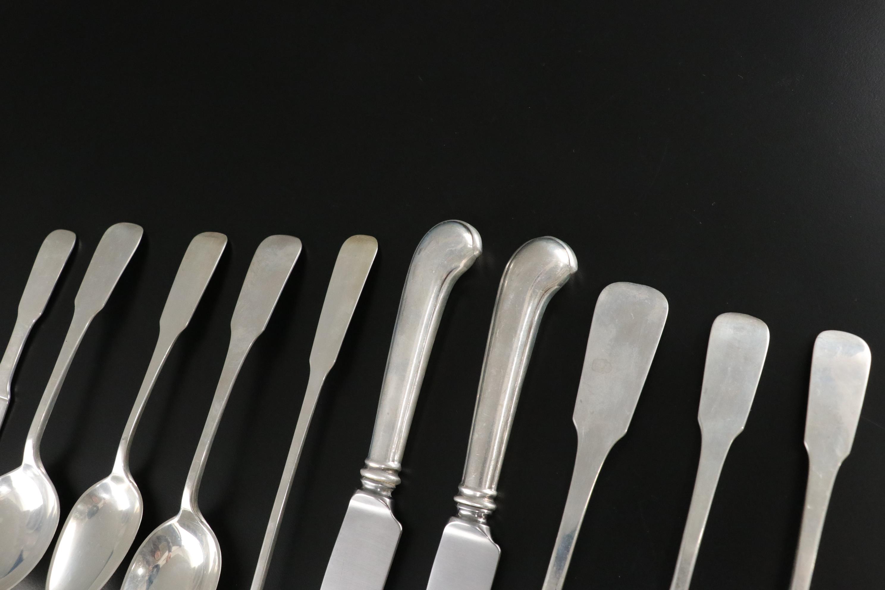 Old Newbury "Moulton" Sterling Silver Utensils & Flatware