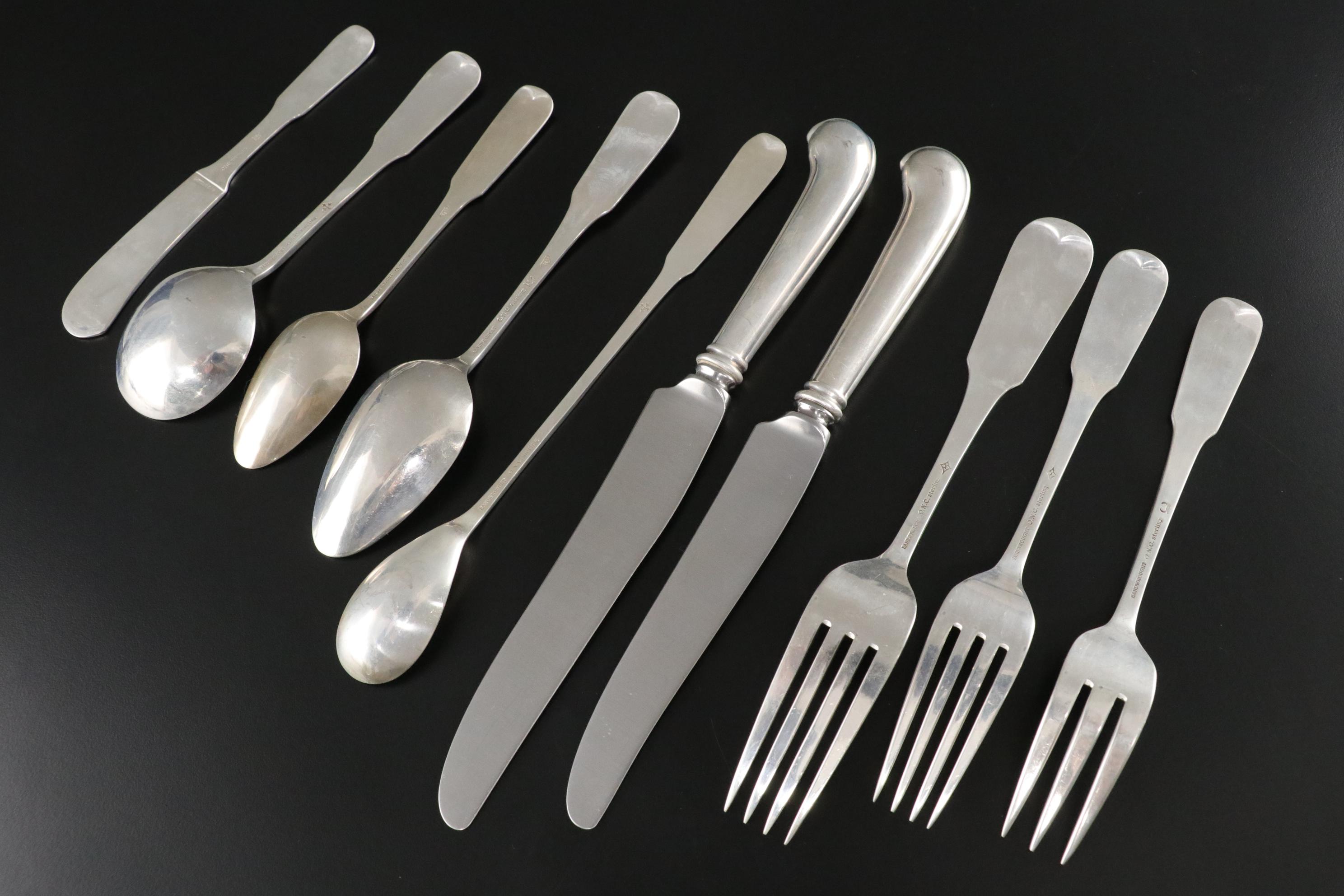 Old Newbury "Moulton" Sterling Silver Utensils & Flatware