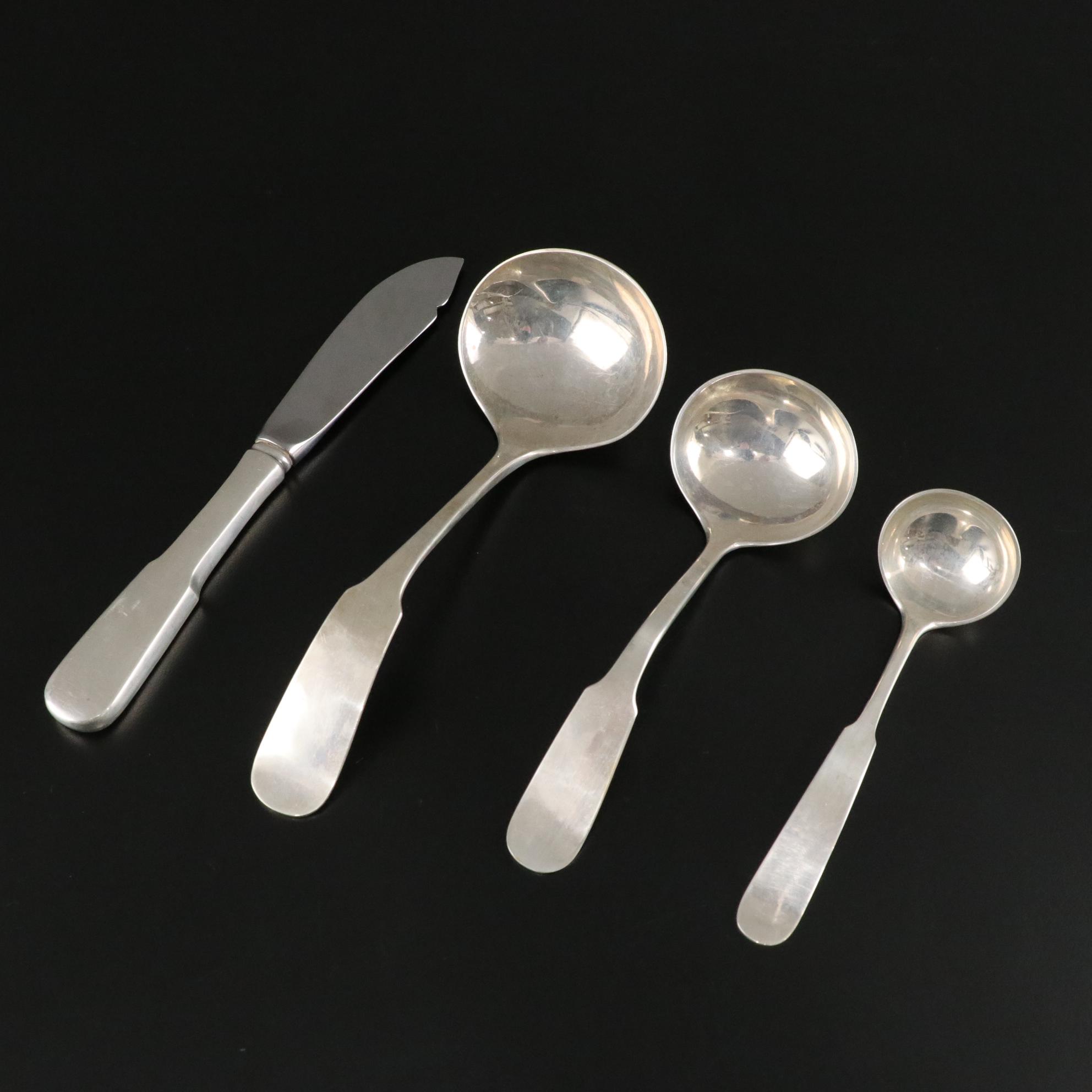 Old Newbury "Moulton" Sterling Silver Utensils & Flatware