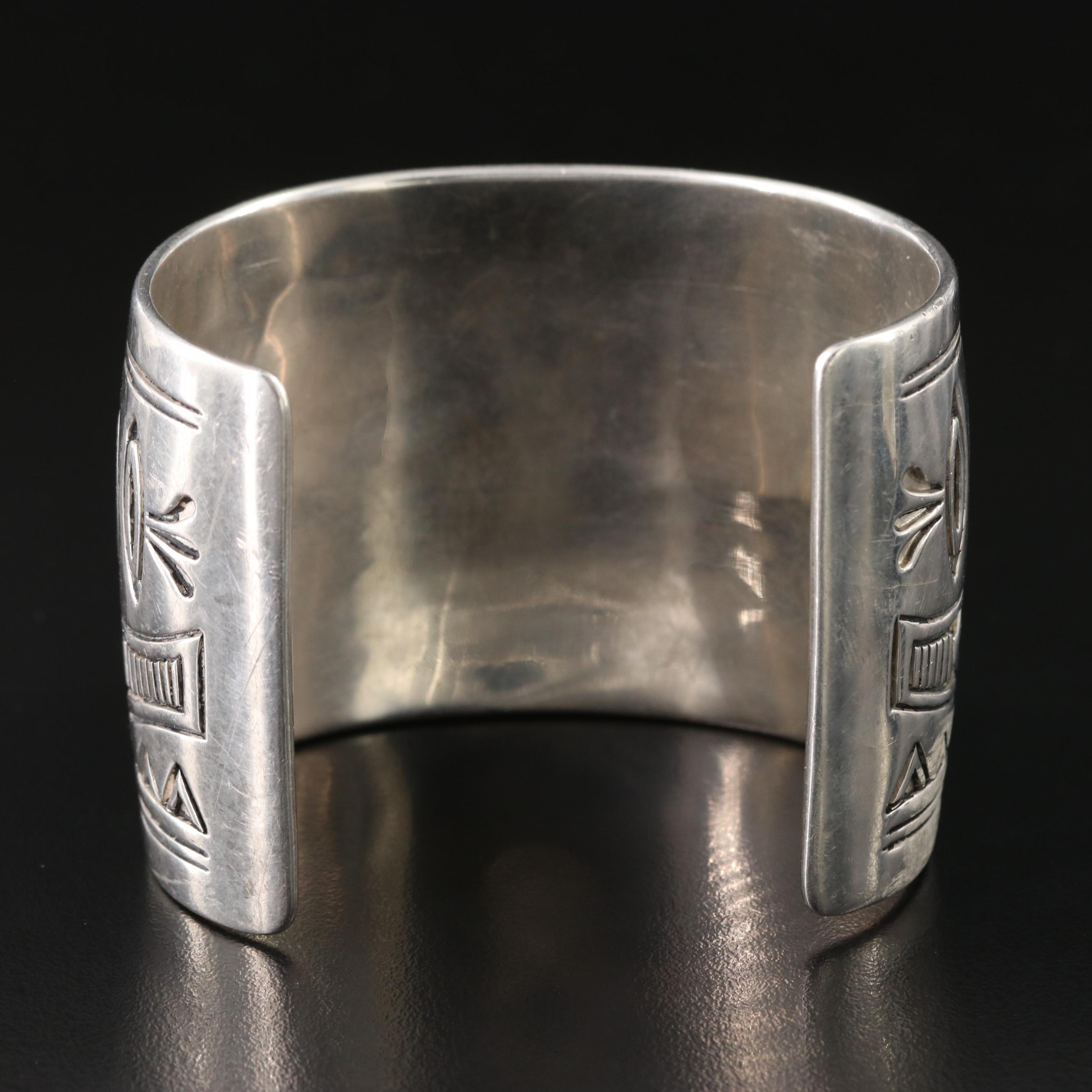Steven Joe Begay Navajo Dinè Sterling Cuff