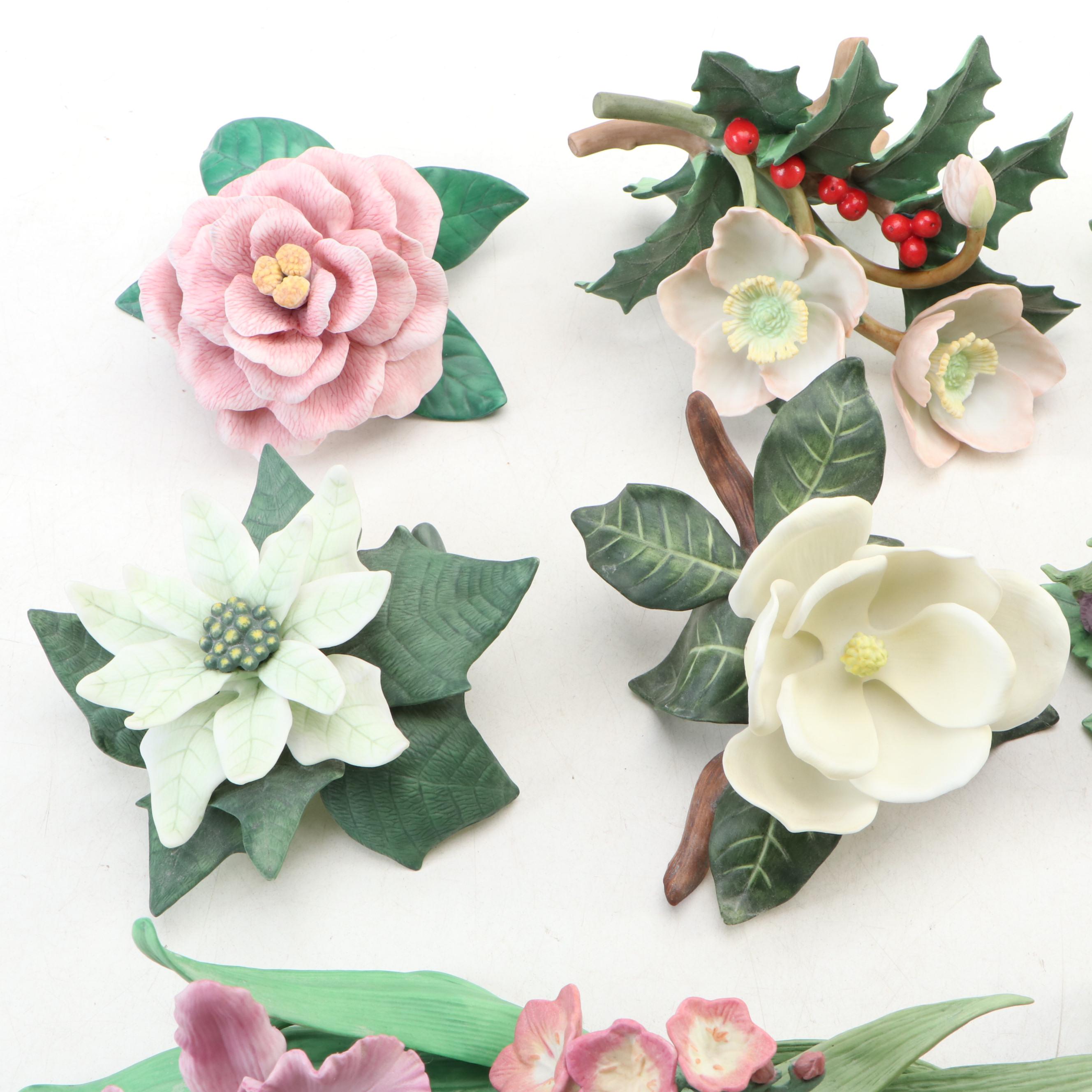 Lenox Porcelain Floral Figurines and Boxes