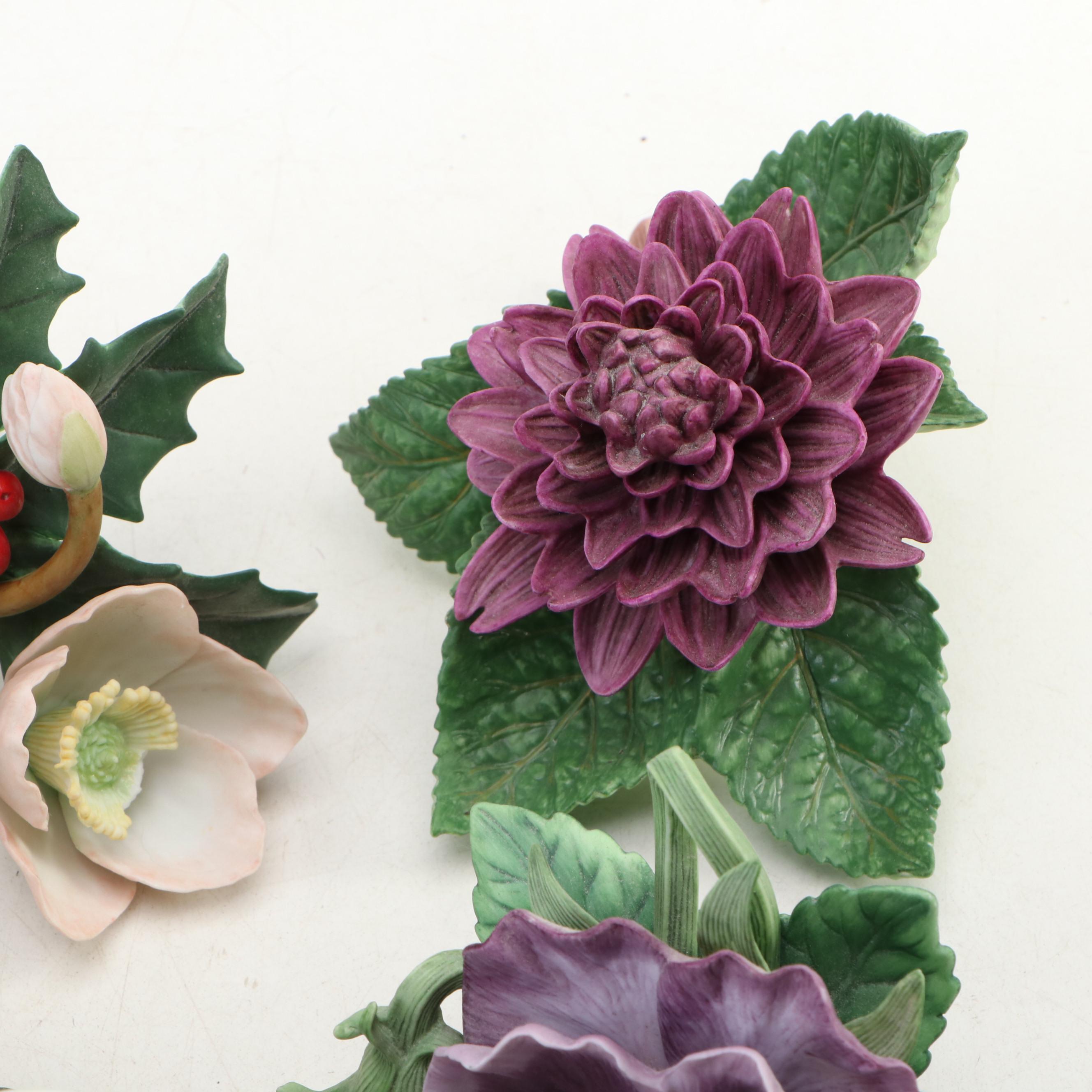 Lenox Porcelain Floral Figurines and Boxes