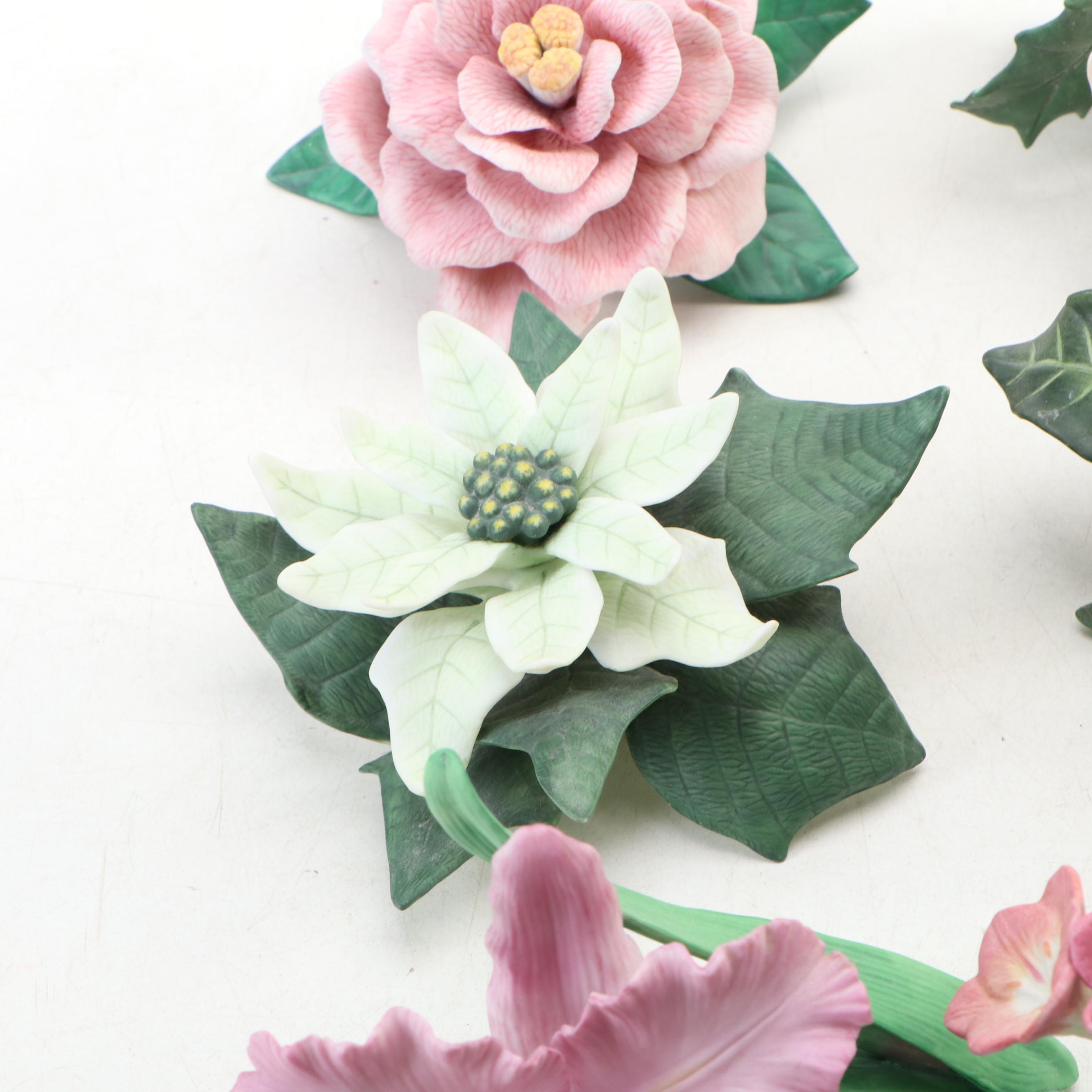 Lenox Porcelain Floral Figurines and Boxes