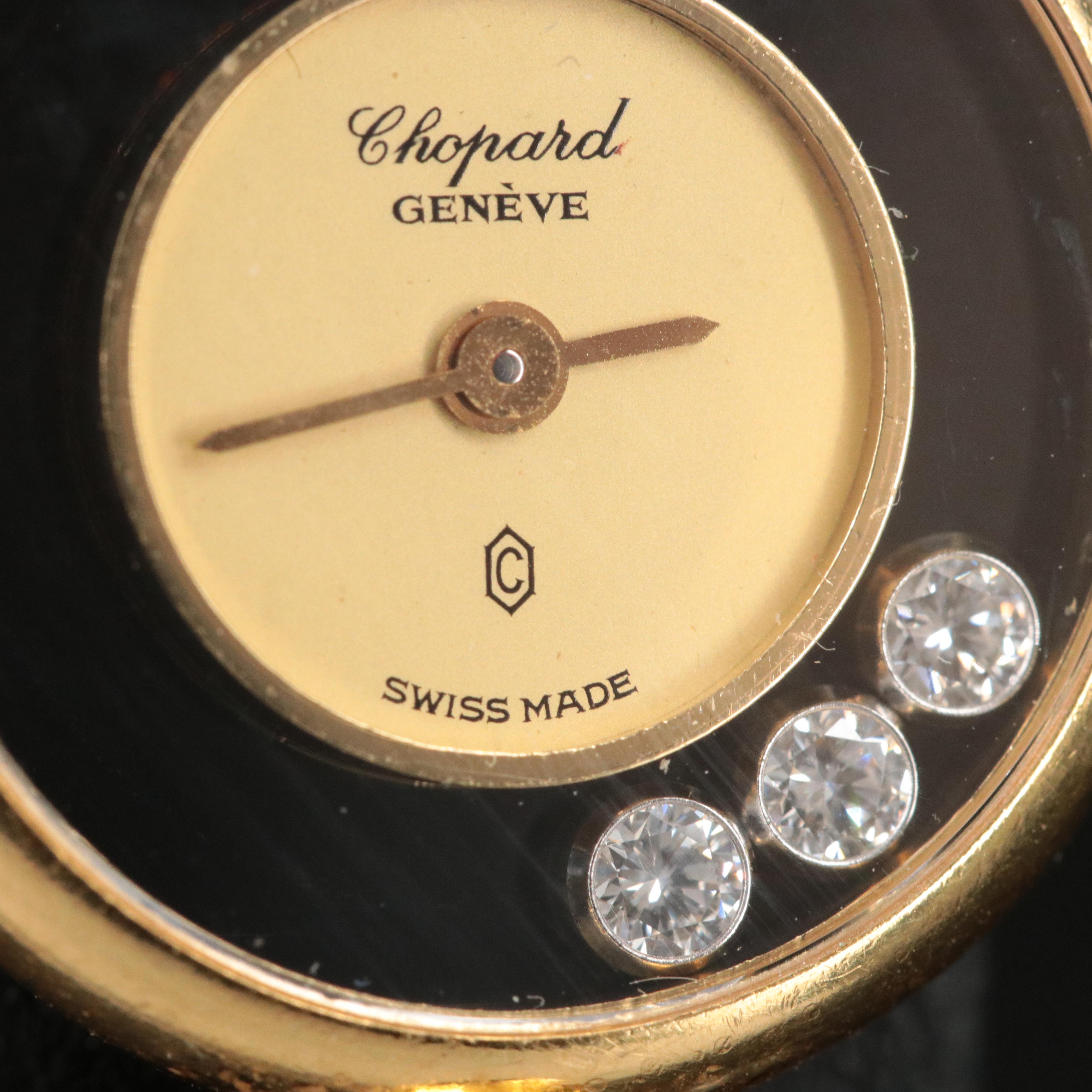 Chopard Happy Diamonds 18K Gold Quartz Watch