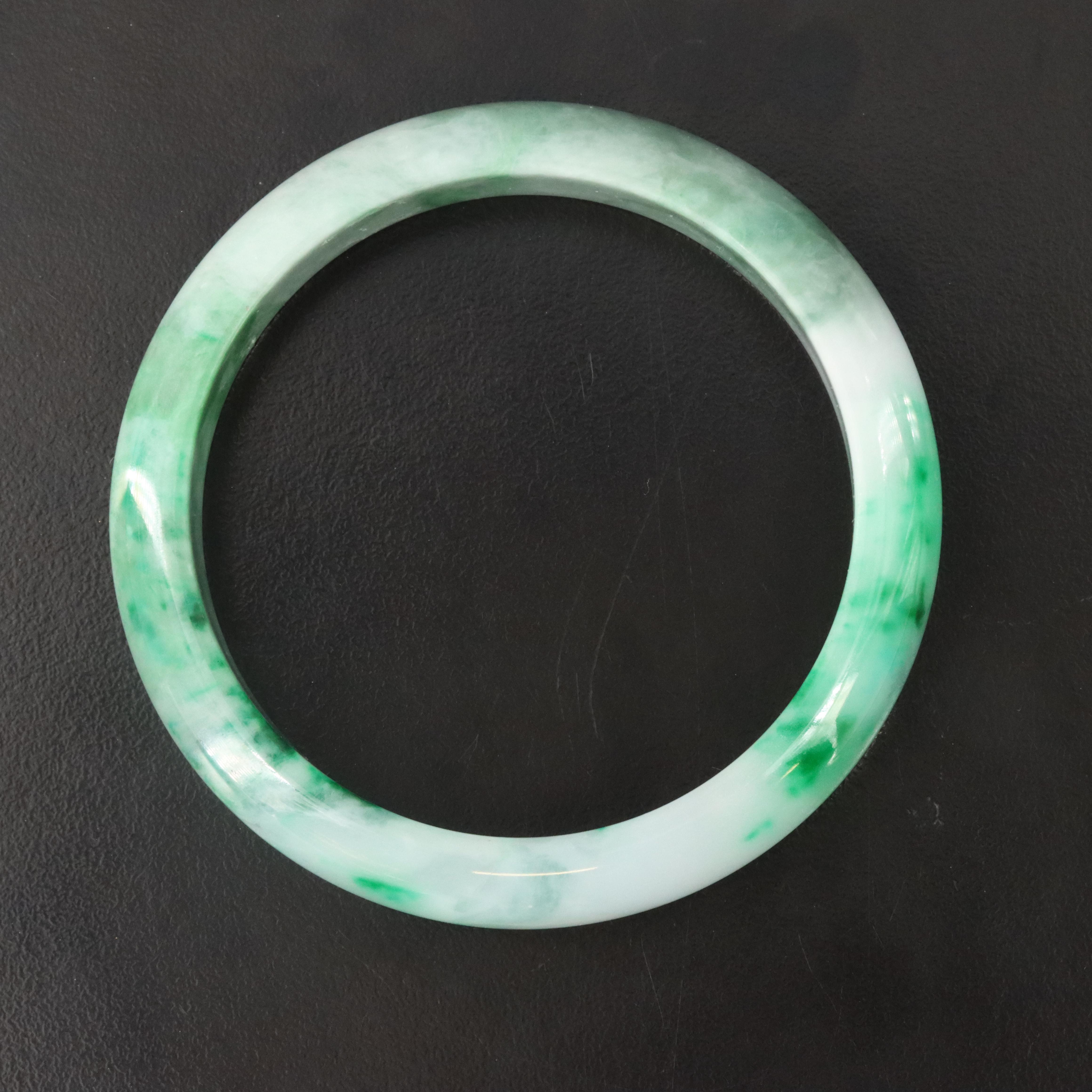 Jadeite Hololith Bangle