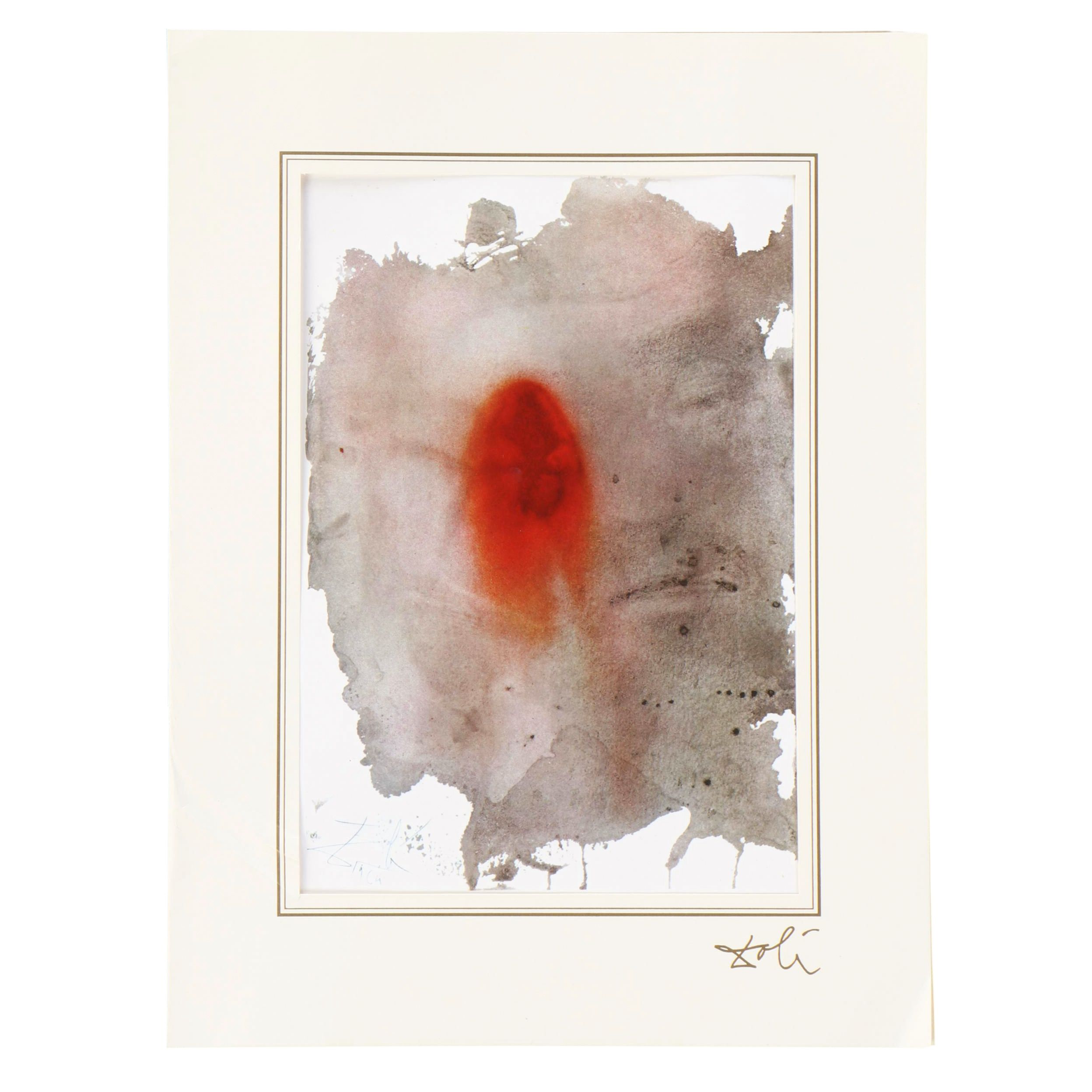 Offset Lithograph After Salvador Dalí "Mark 15:24"