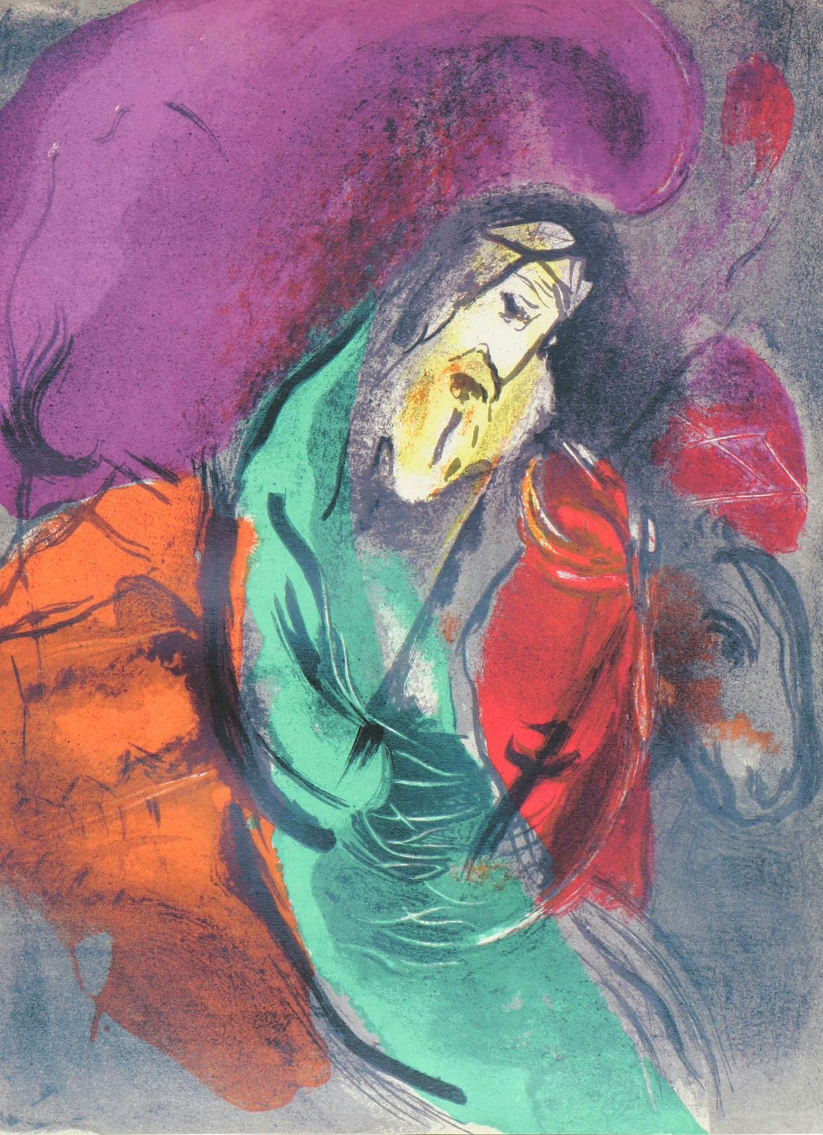 Lithograph After Marc Chagall "Bible"