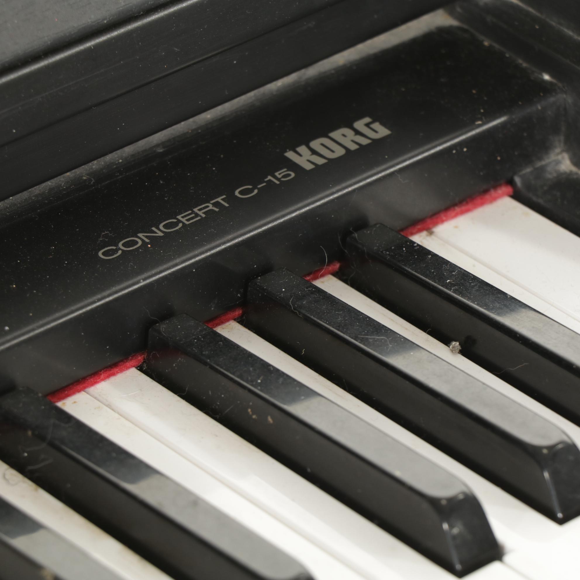 Korg Concert C-15 Electric Piano and Bench