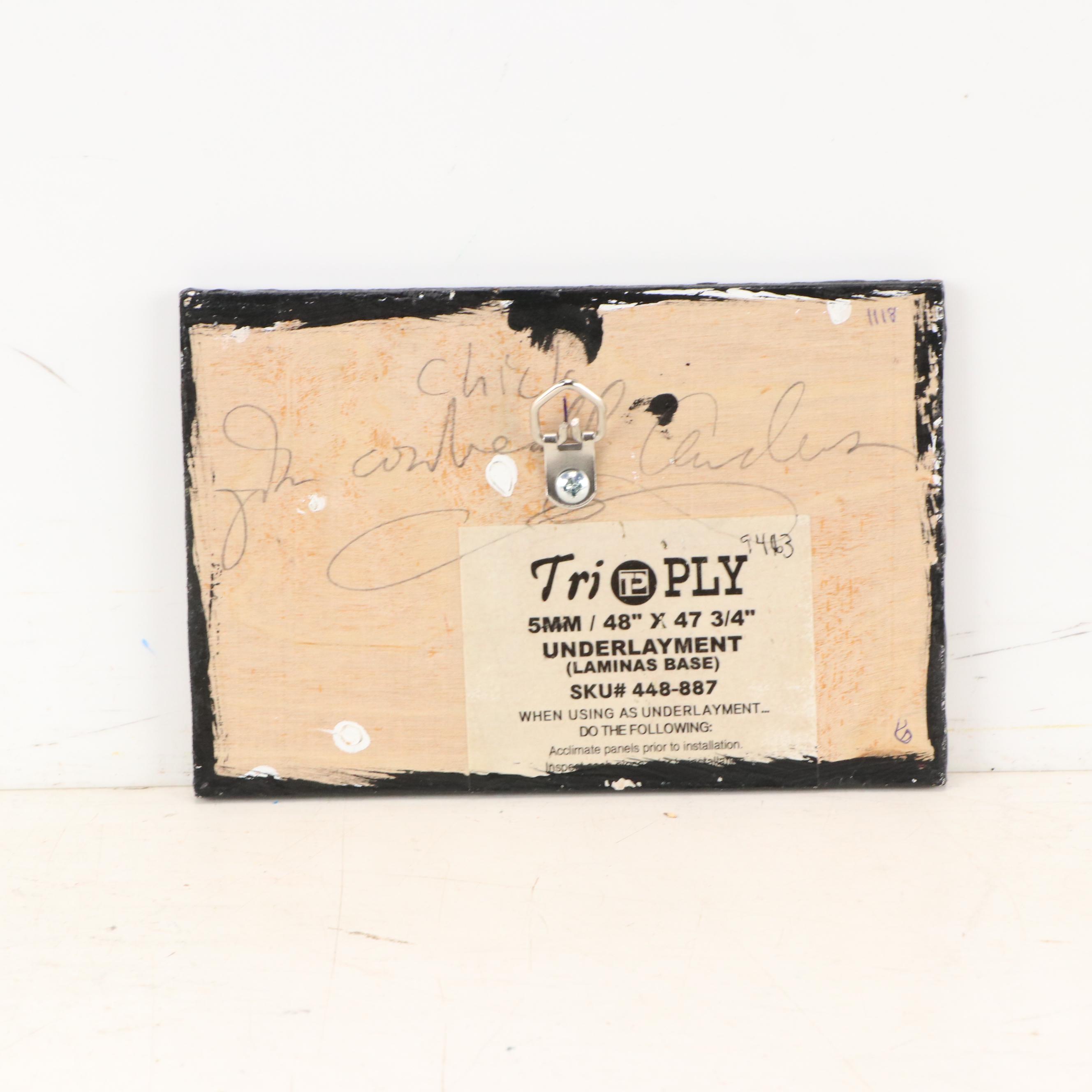 John “Cornbread” Anderson Folk Acrylic Painting "Chick," 21st Century