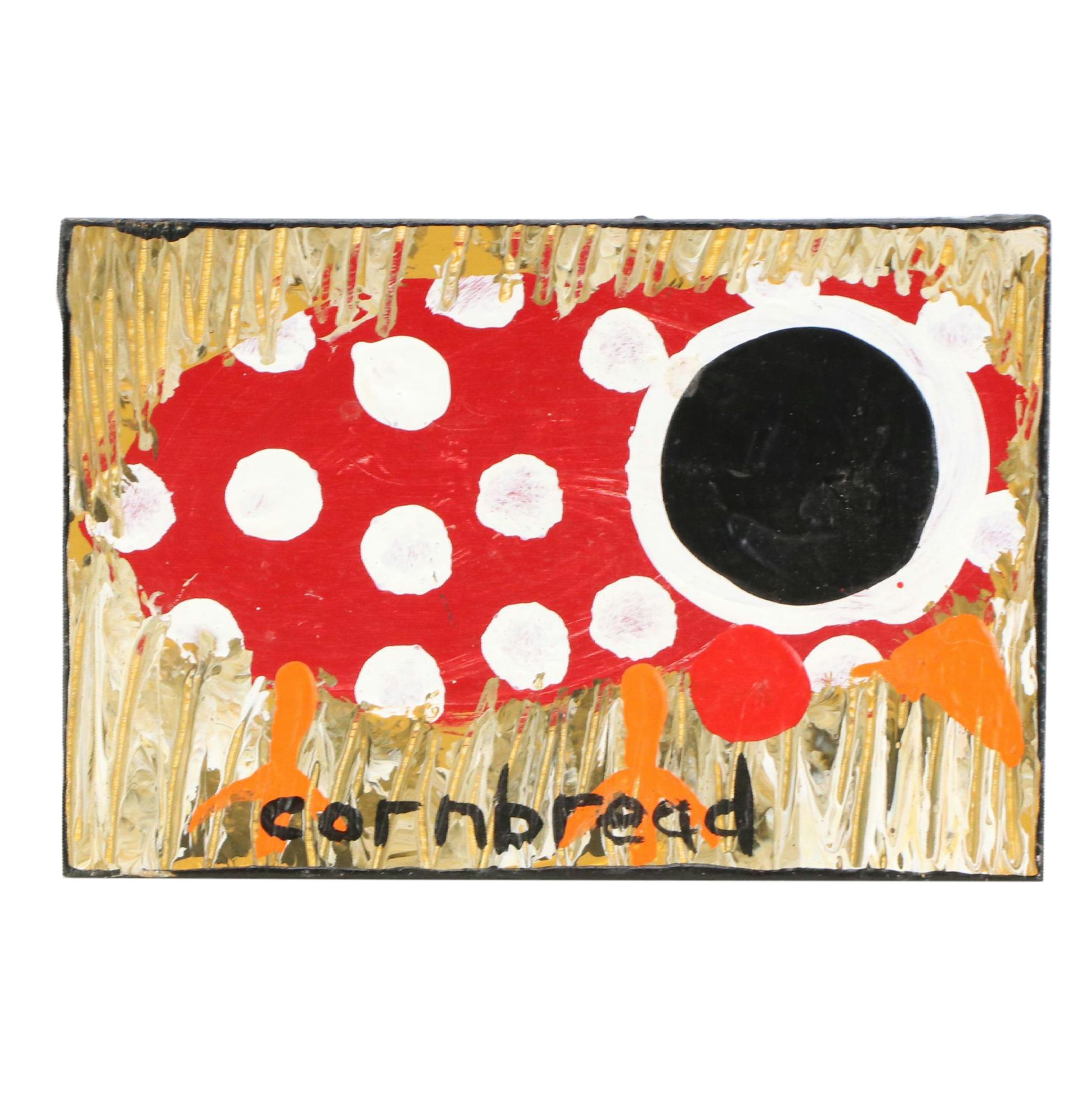 John “Cornbread” Anderson Folk Acrylic Painting "Chick," 21st Century