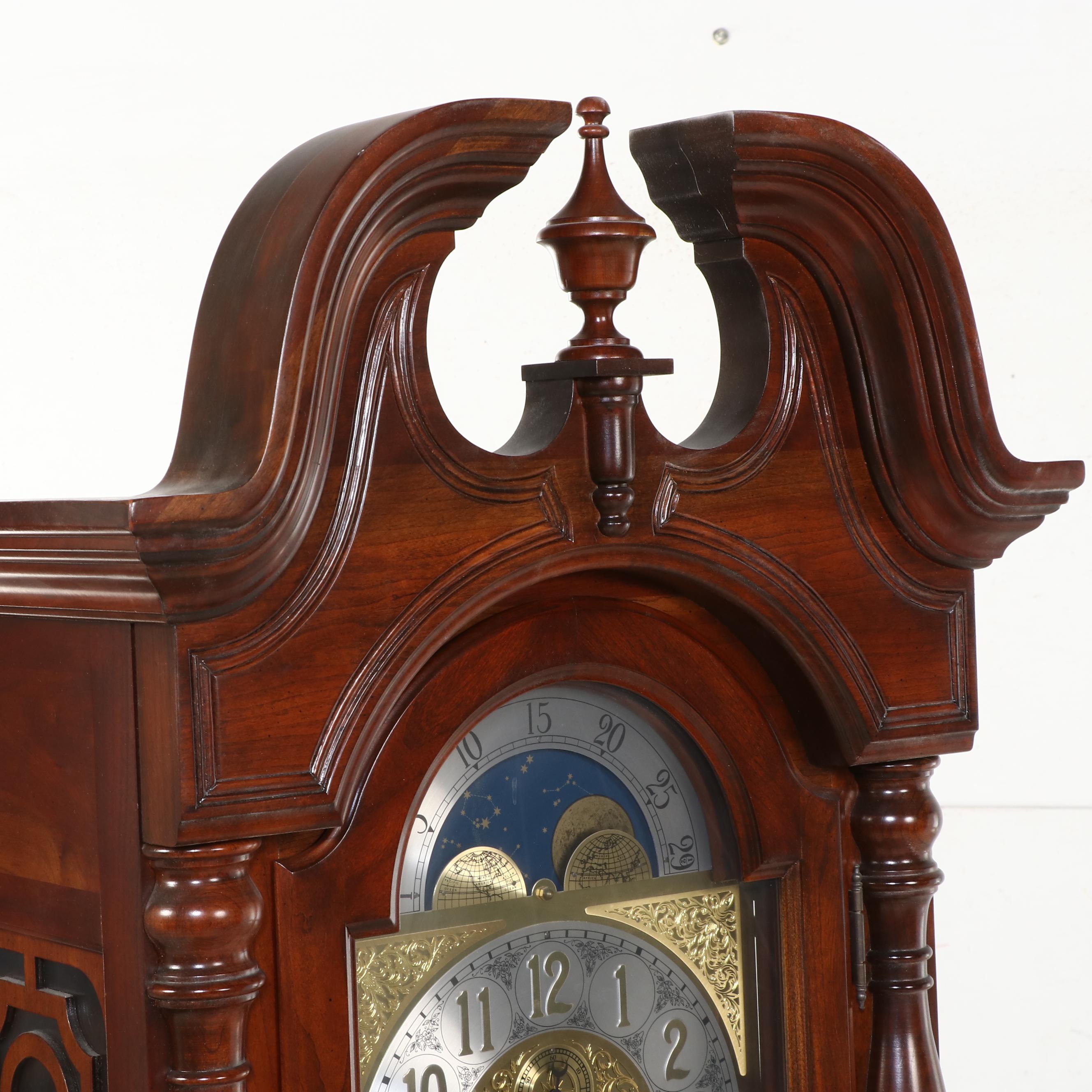Sligh Model 0824-1 Grandfather Clock, Late 20th C.