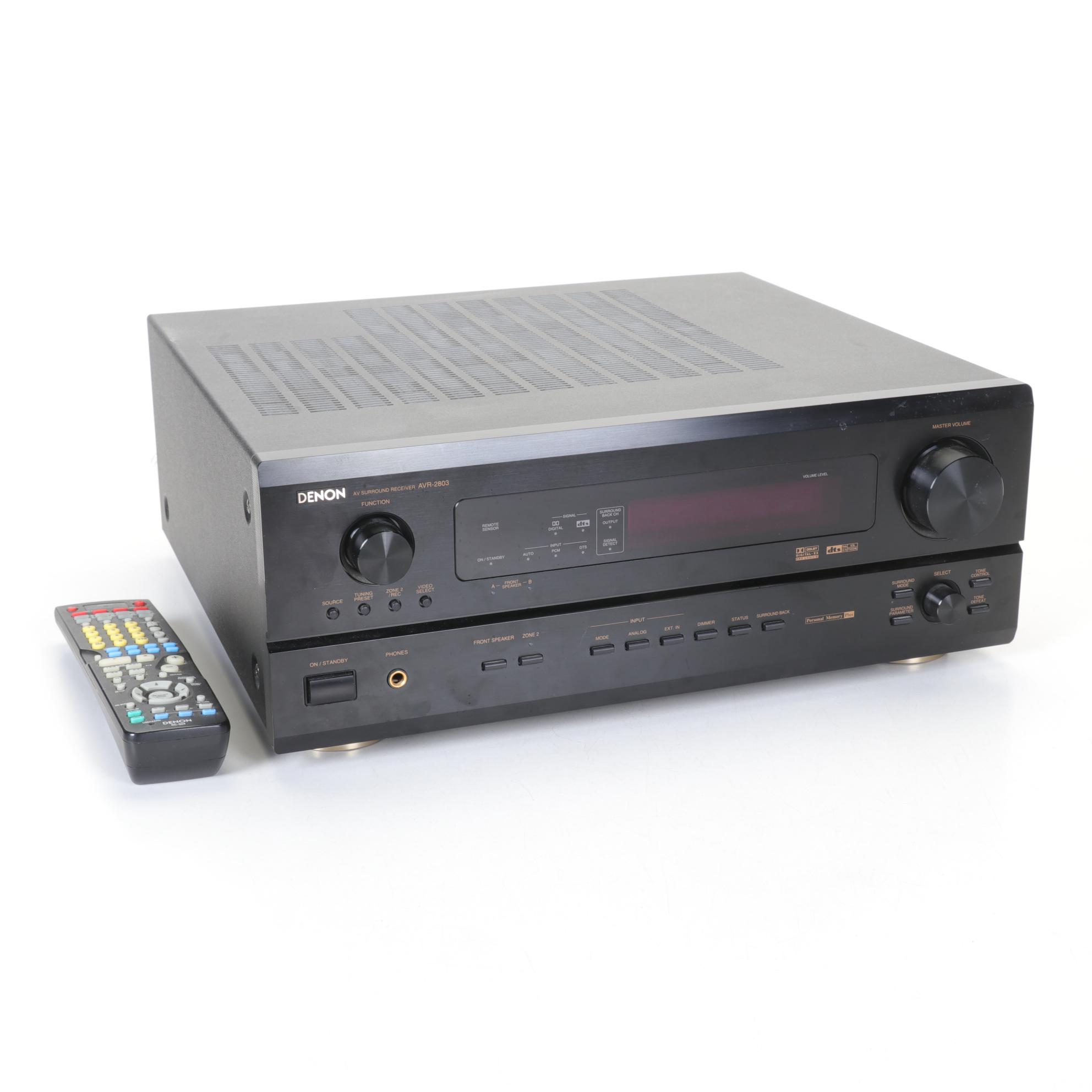 Denon AVR-2803 AV Surround Receiver, 21st Century