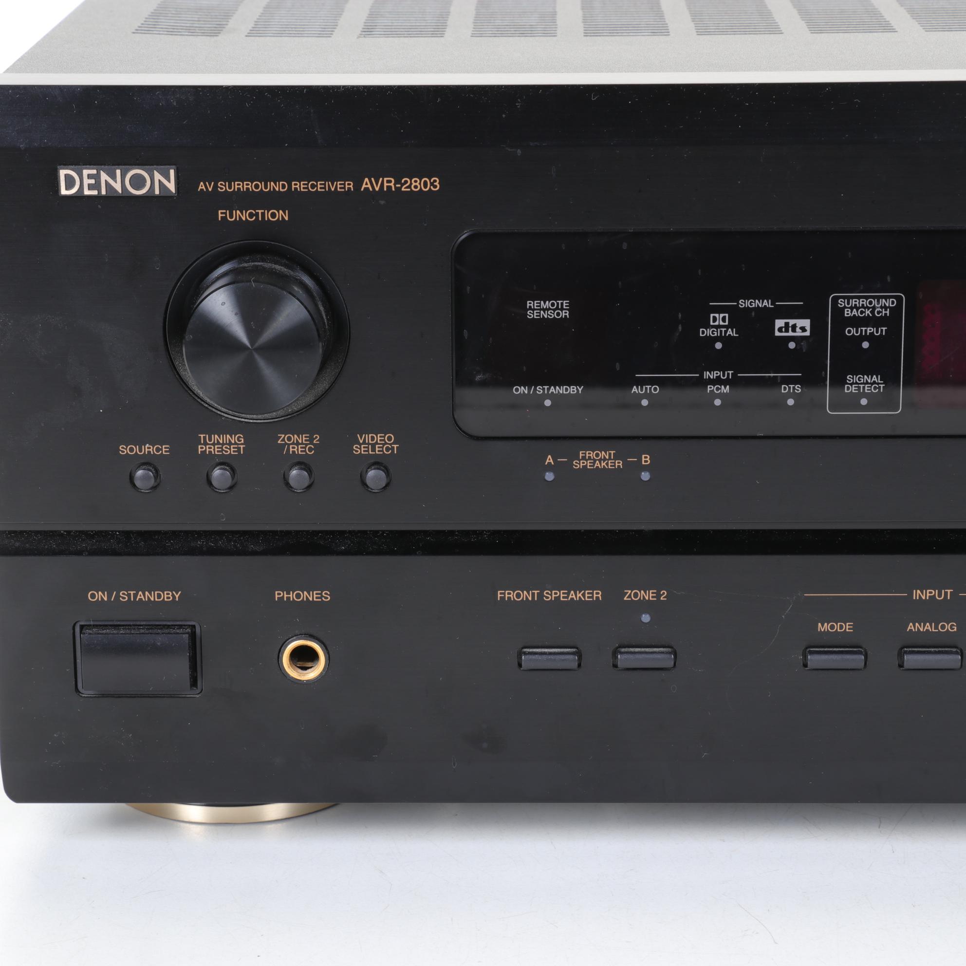 Denon AVR-2803 AV Surround Receiver, 21st Century