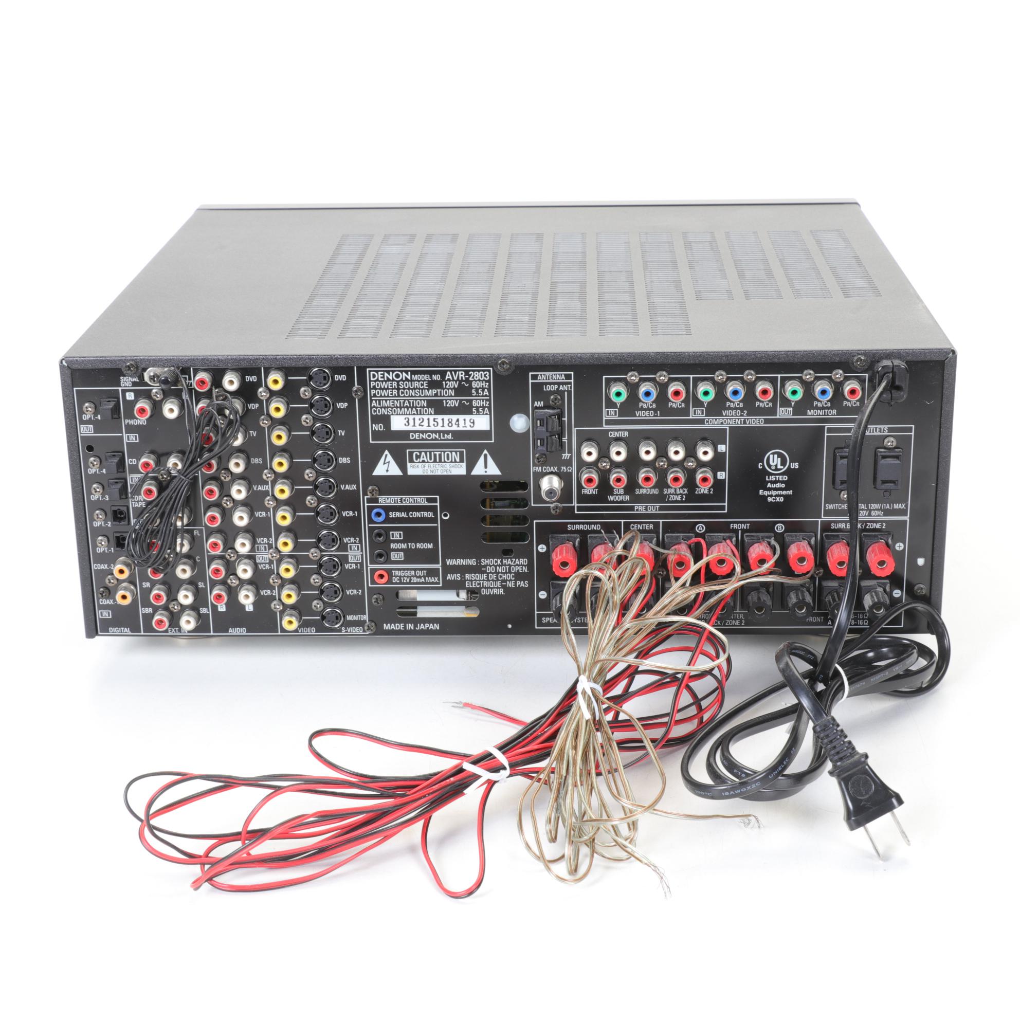 Denon AVR-2803 AV Surround Receiver, 21st Century