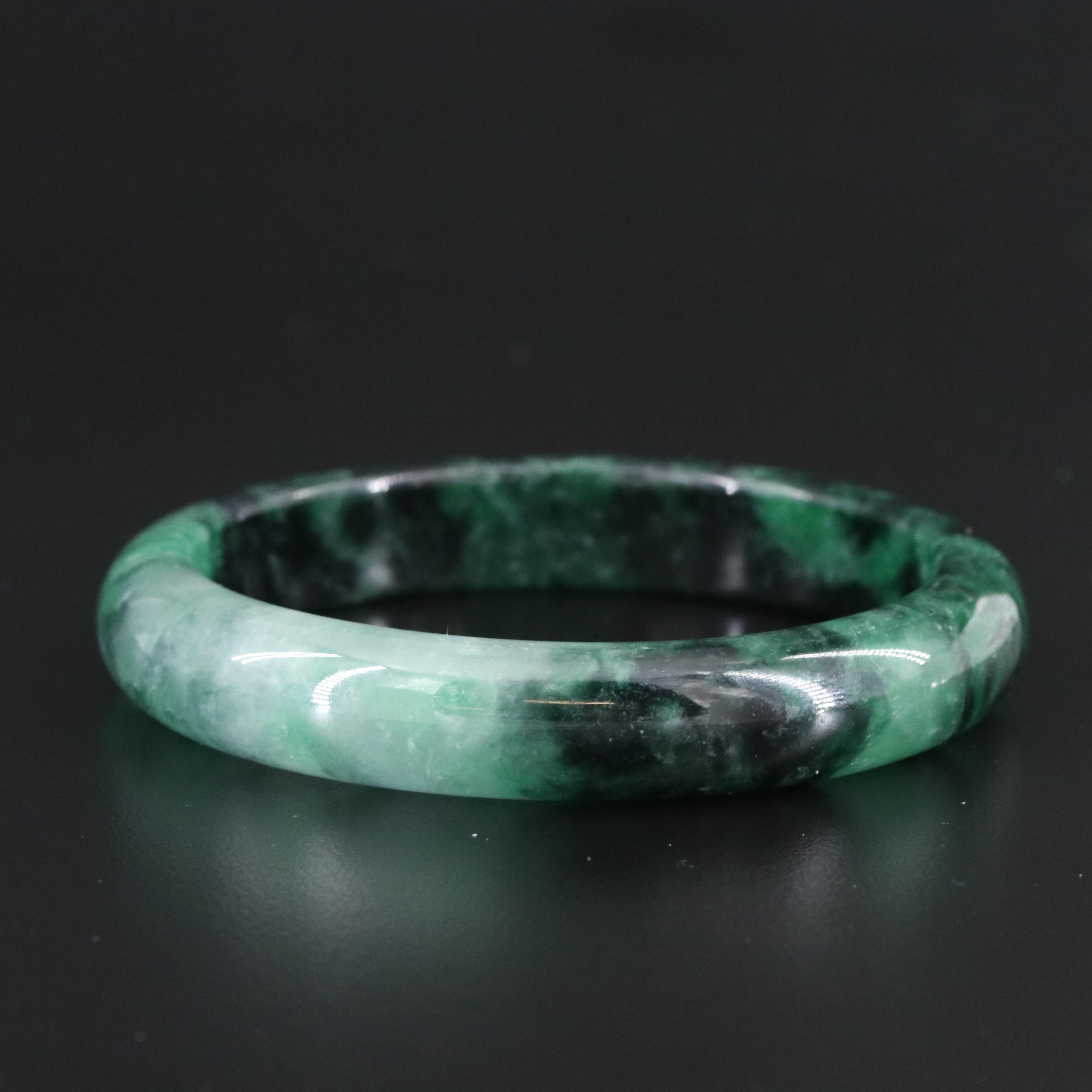 Jadeite Hololith Bangle