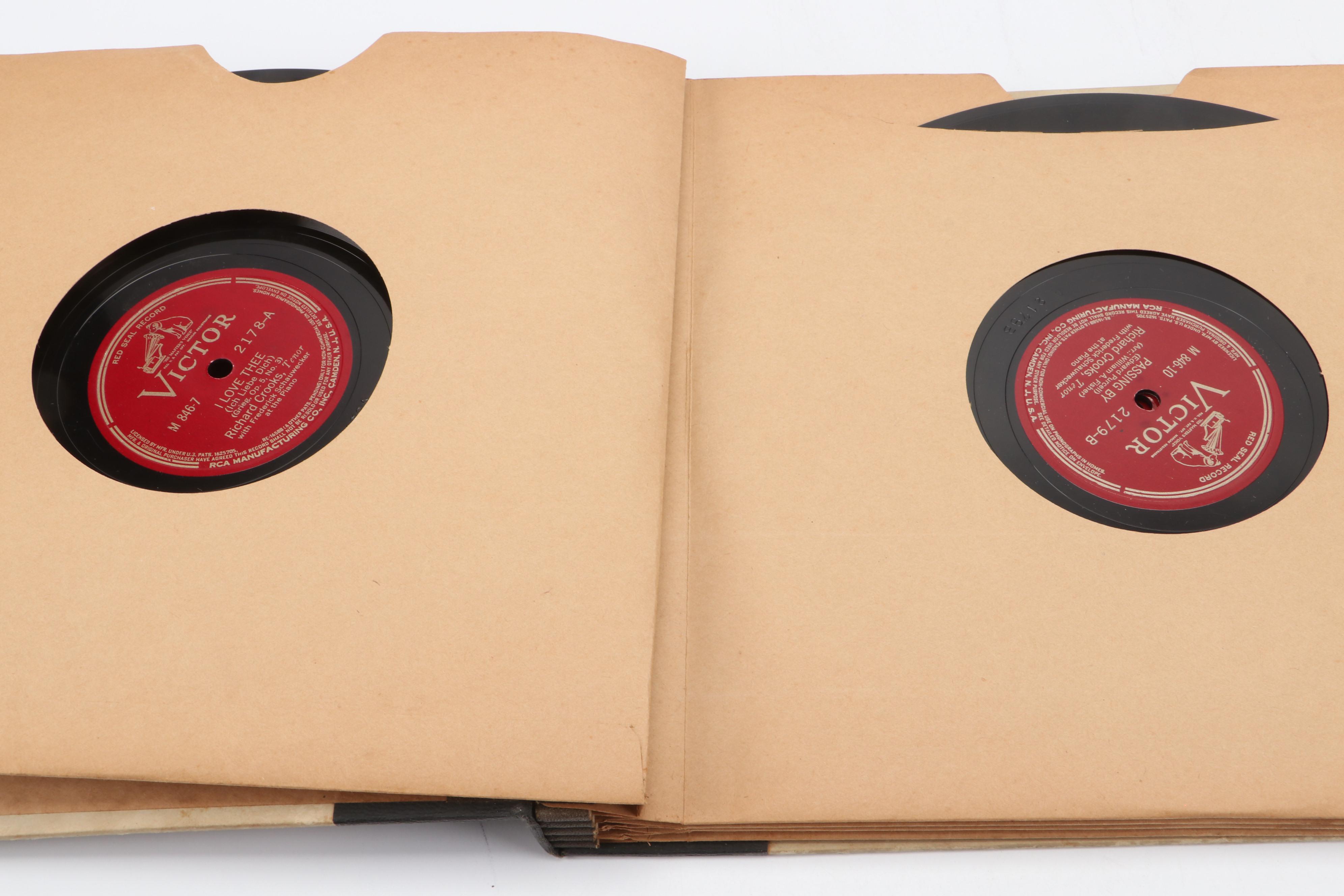 Signed "Richard Crooks in Song" A Victor Musical Masterpiece Record Album, 1941