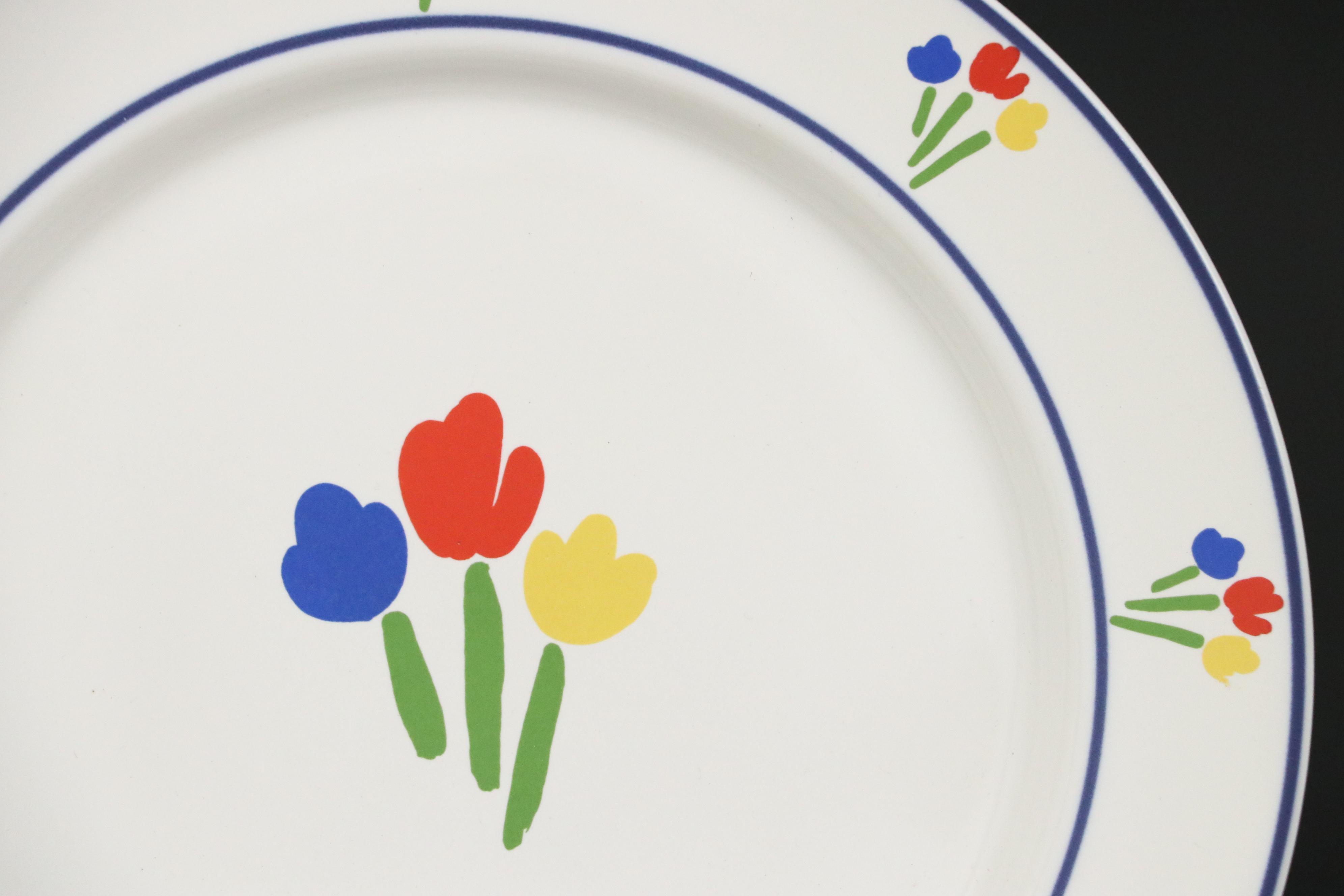 Newcor "Paradise" Stoneware, JMP "Tulip Tyme" Dinnerware and Glassware