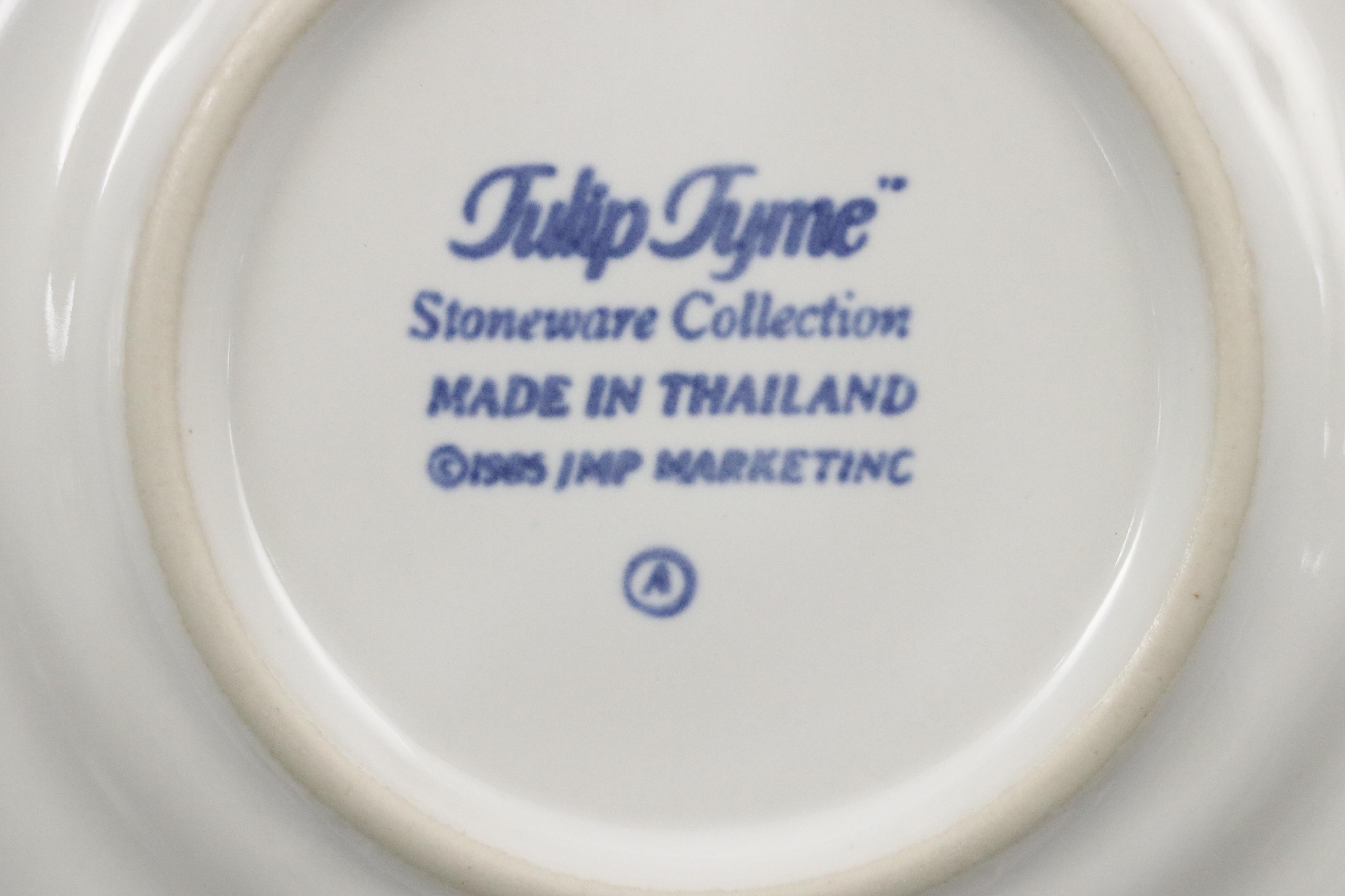 Newcor "Paradise" Stoneware, JMP "Tulip Tyme" Dinnerware and Glassware