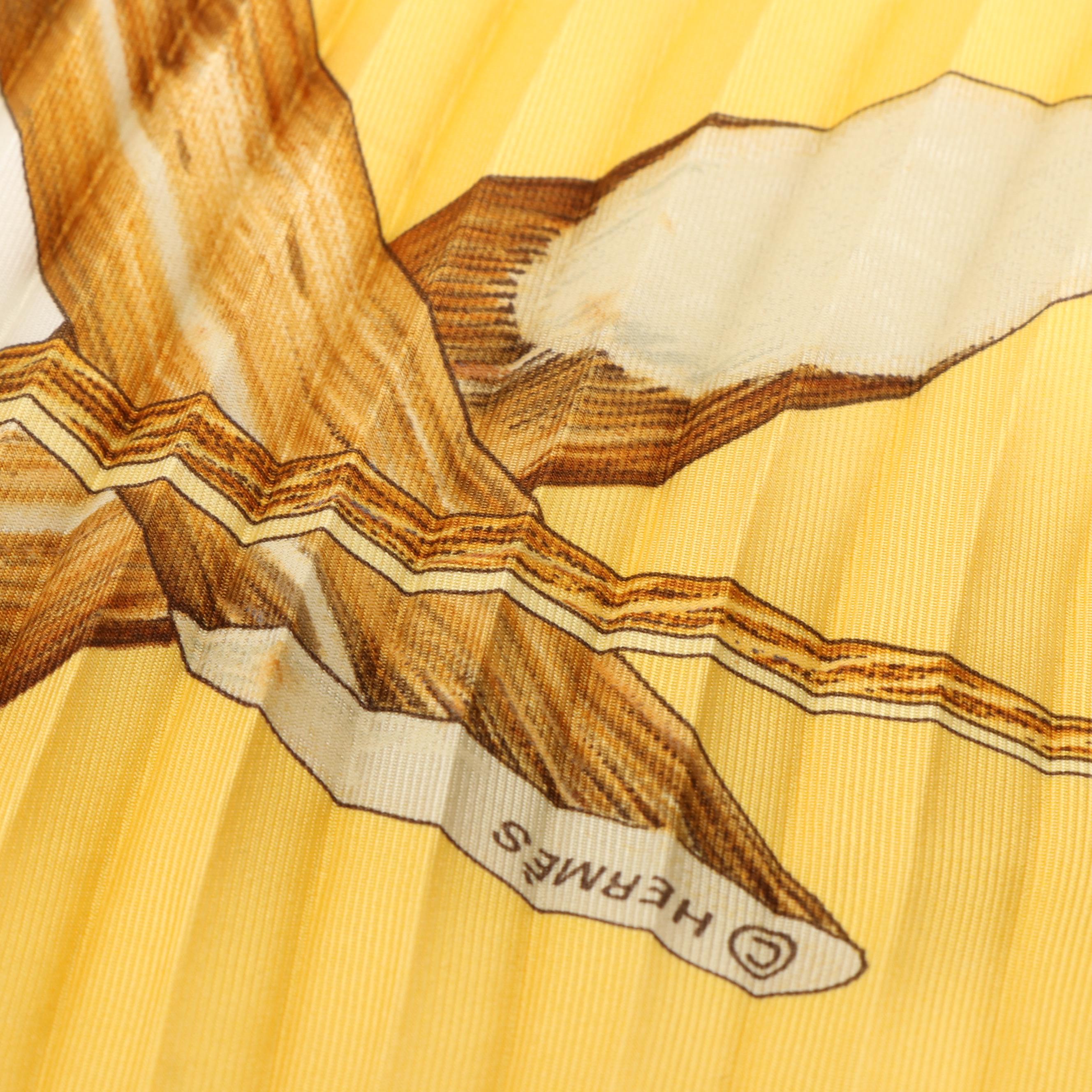 Louis Vuitton "Jardin Creole" Plisse Multi Colored Silk Twill Scarf