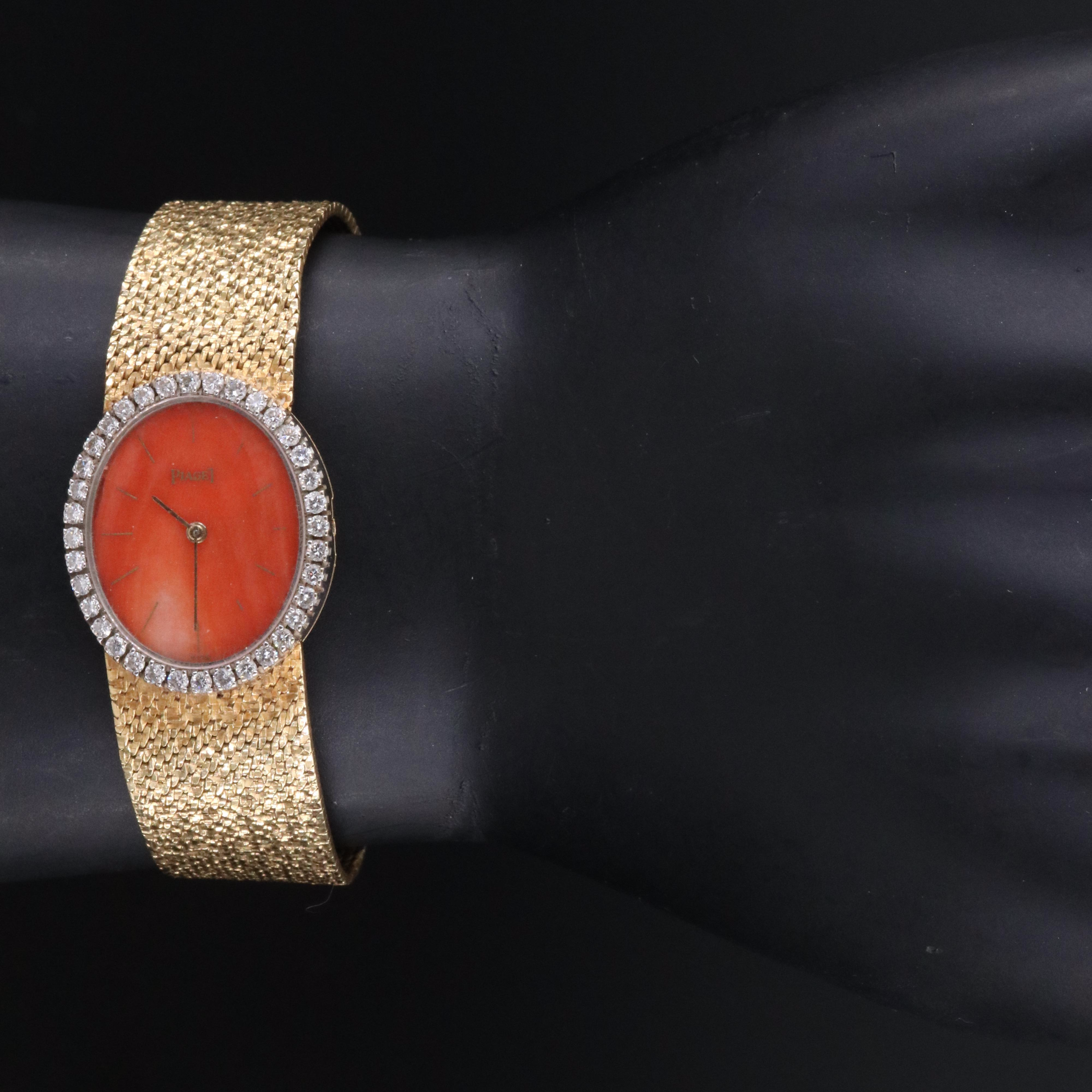 18K Piaget Diamond Vintage Watch