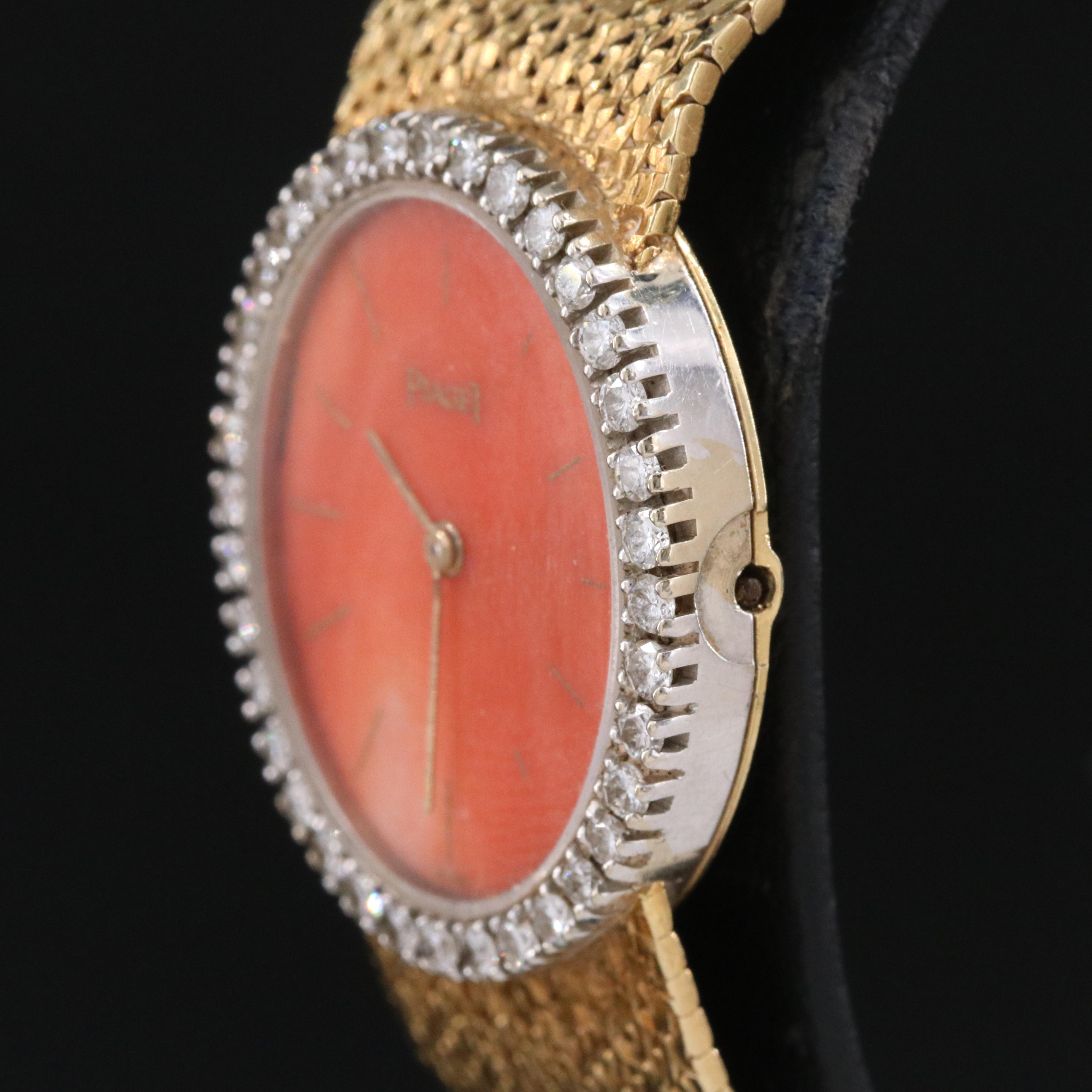 18K Piaget Diamond Vintage Watch