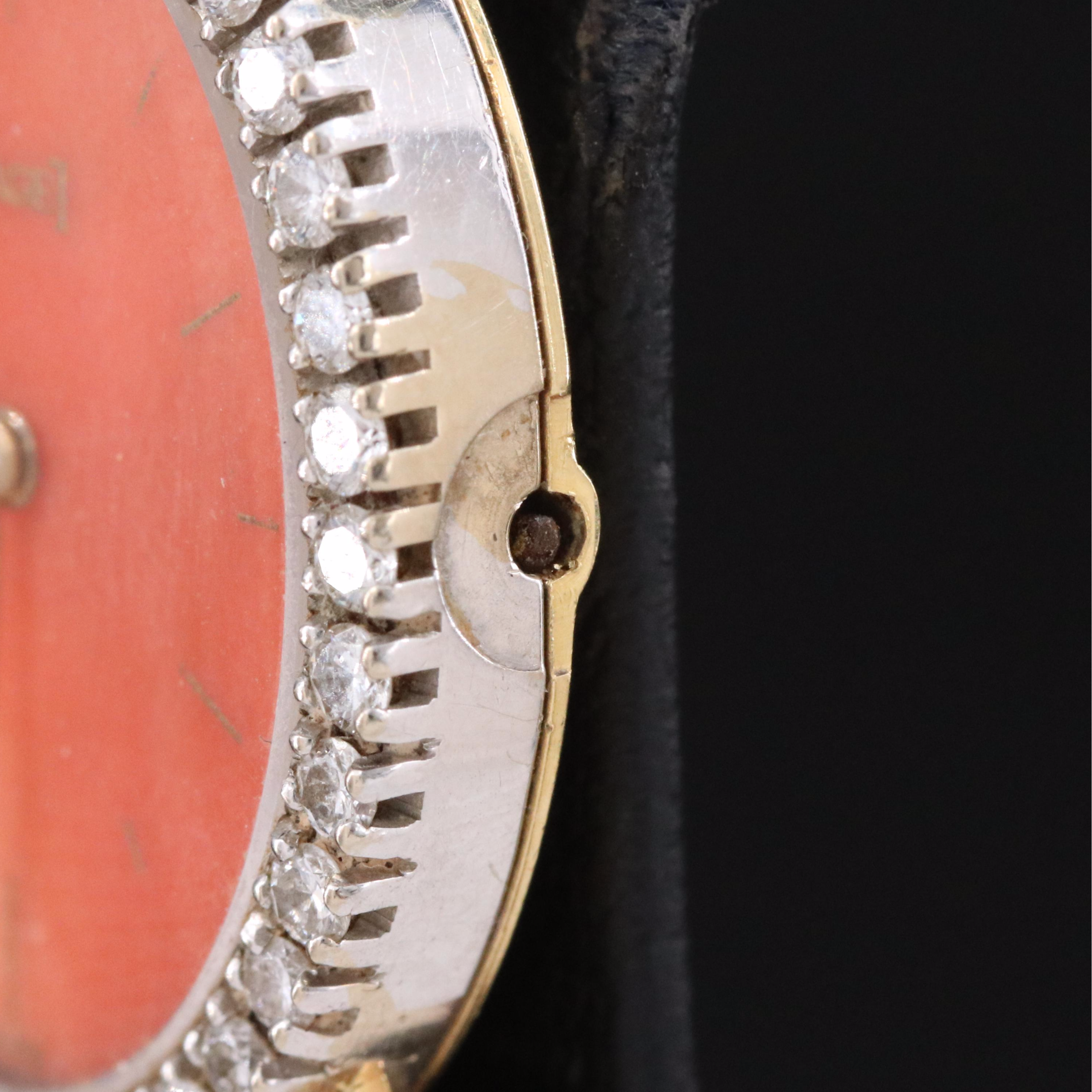 18K Piaget Diamond Vintage Watch