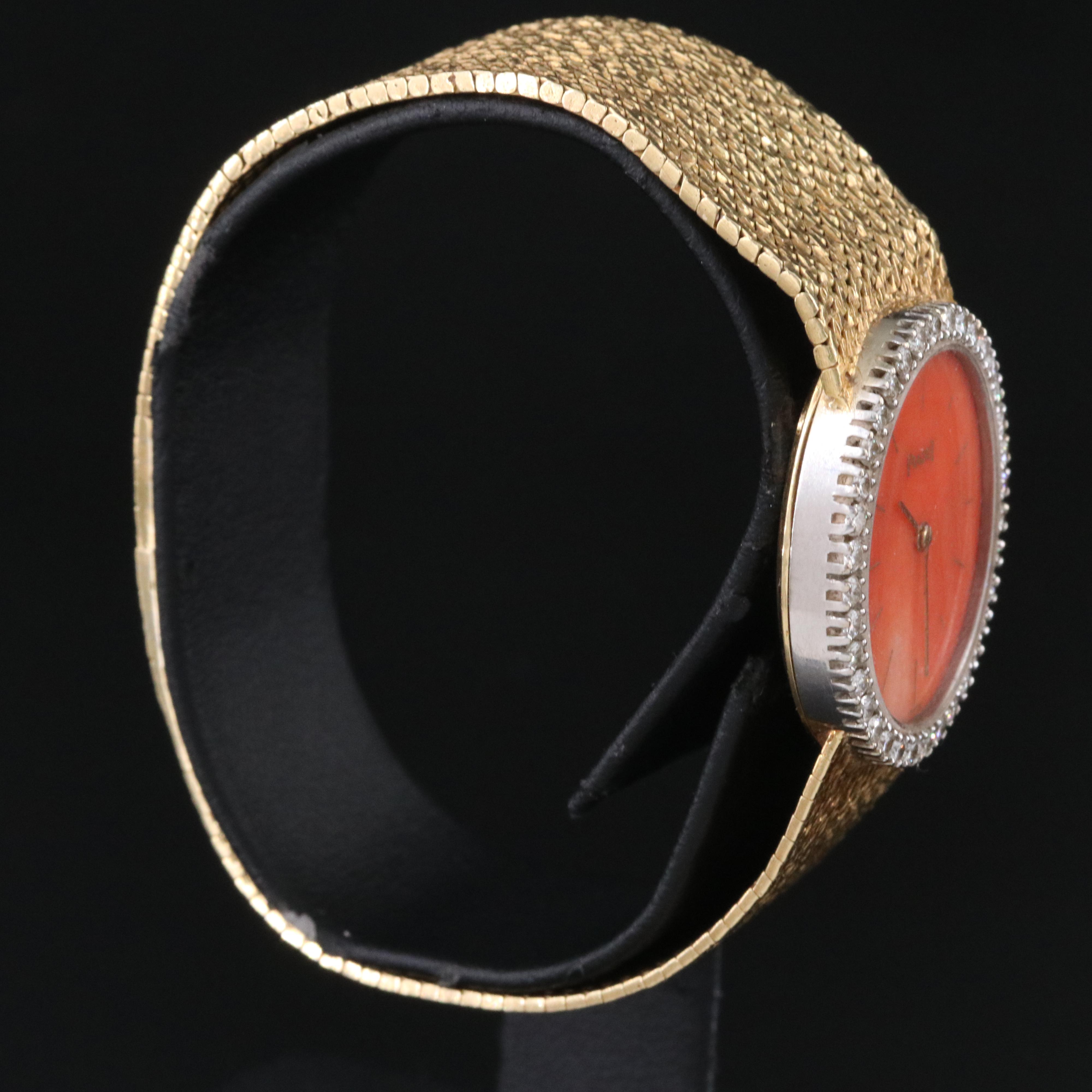 18K Piaget Diamond Vintage Watch