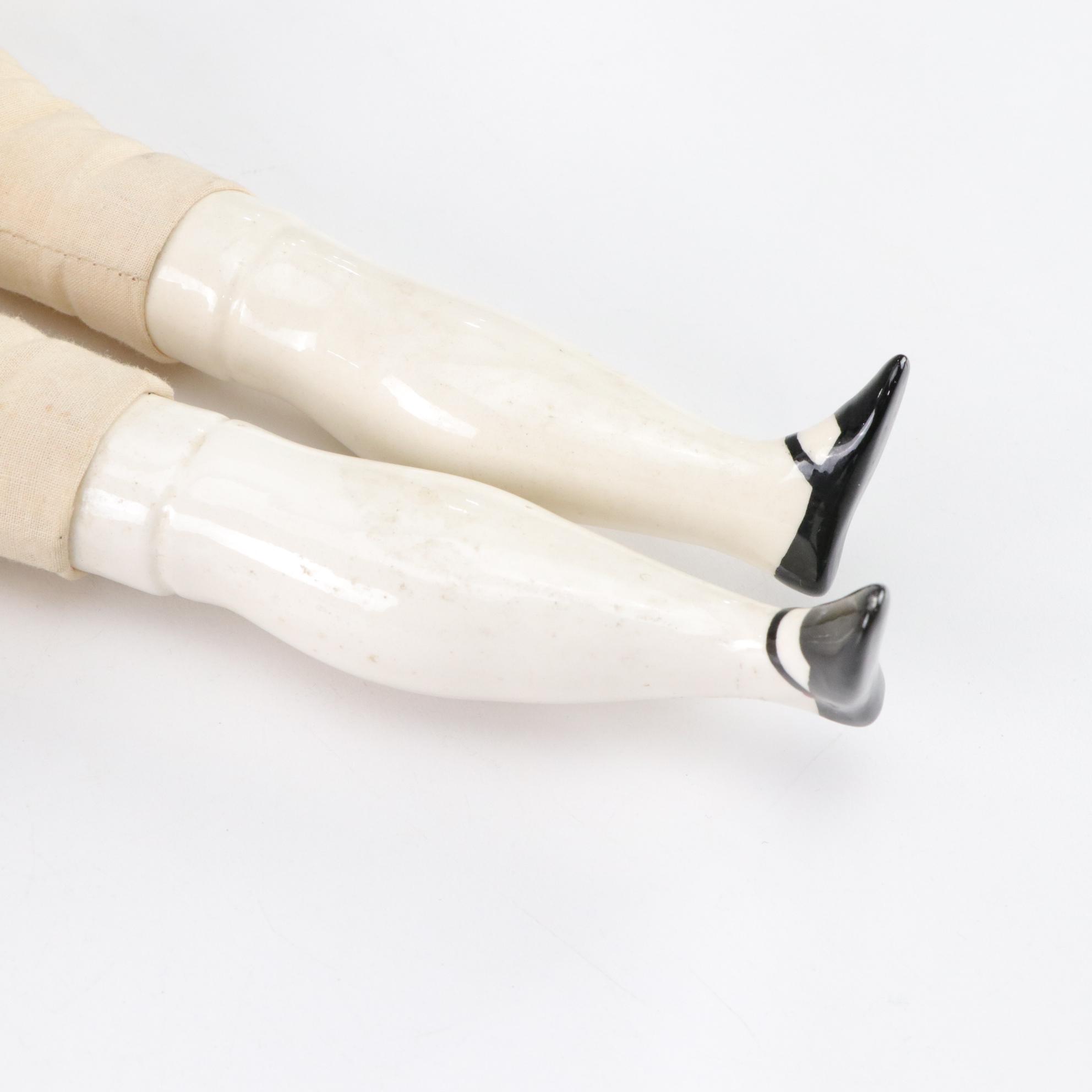 Shackman Bisque Baby and China Head Doll Pair