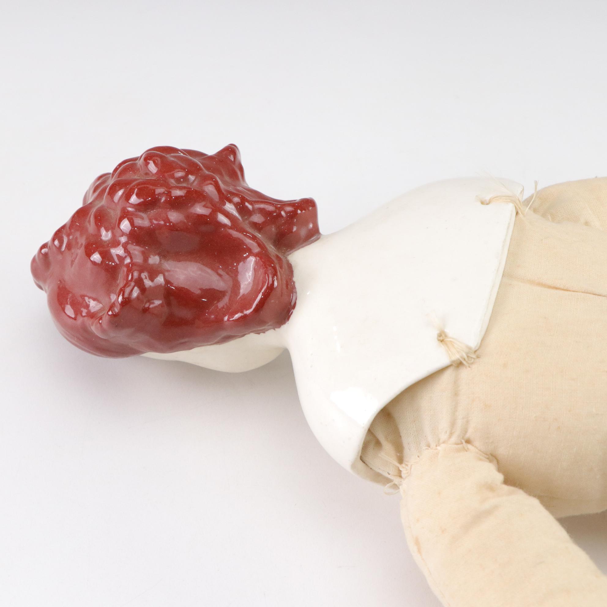 Shackman Bisque Baby and China Head Doll Pair